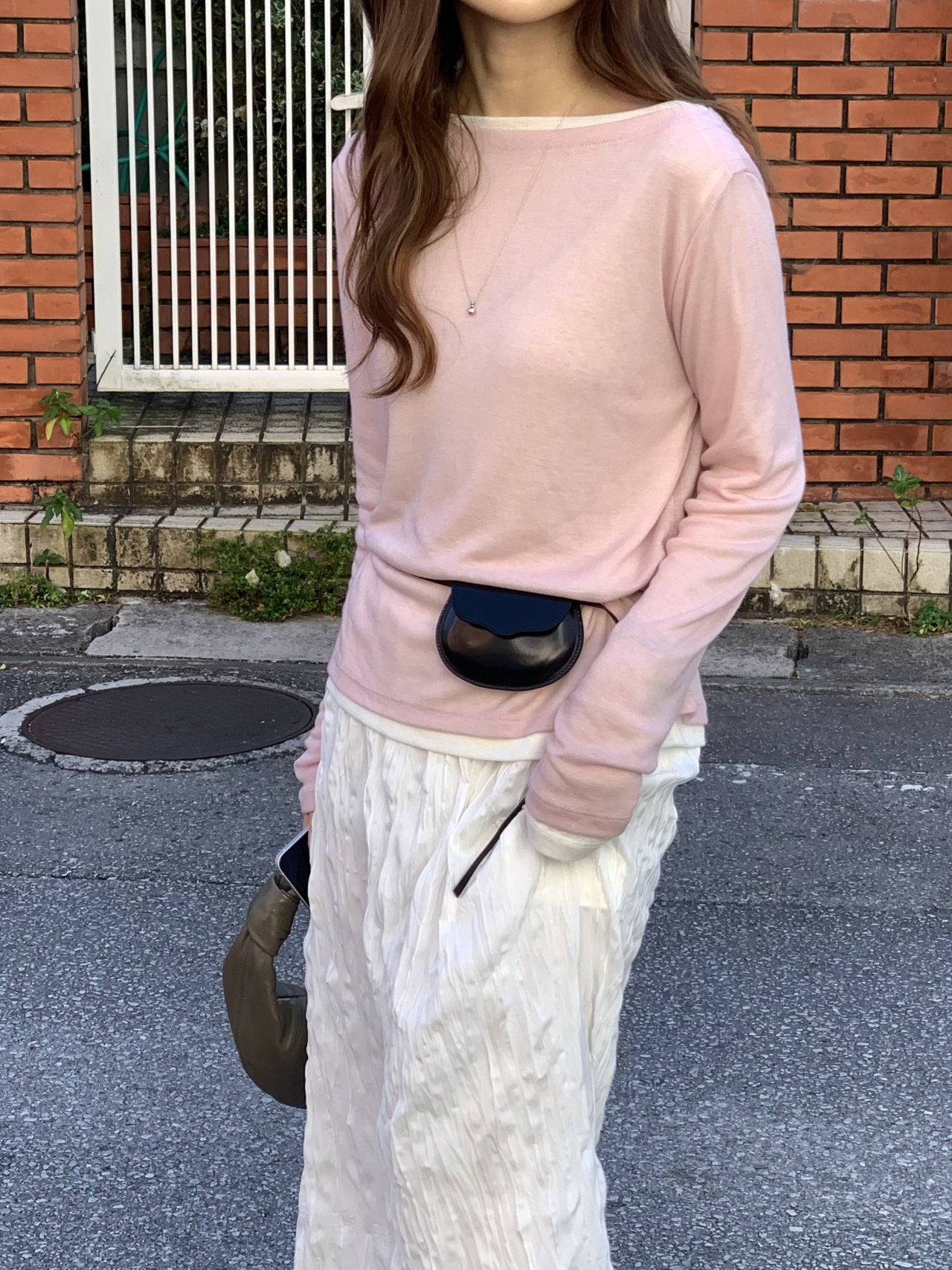 Selly cow leather mini bag-2col