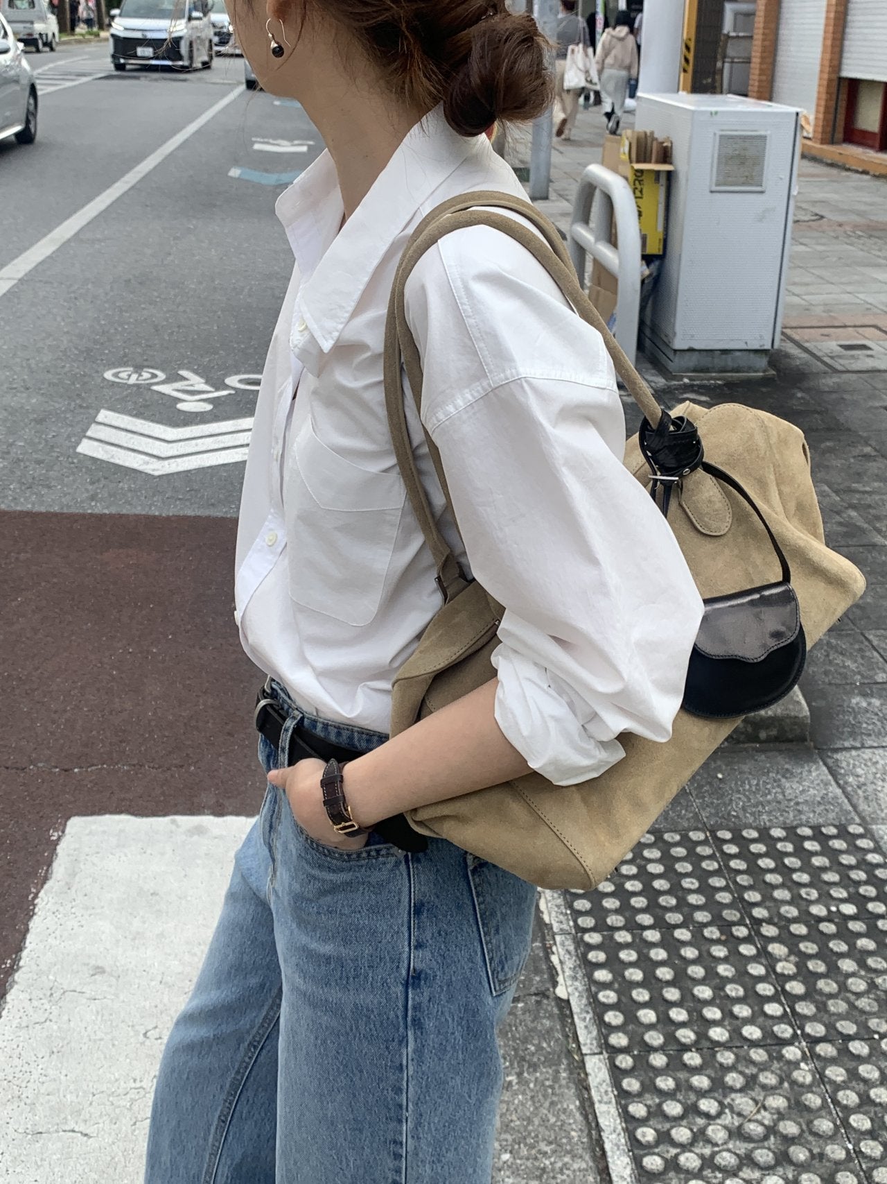 Selly cow leather mini bag-2col