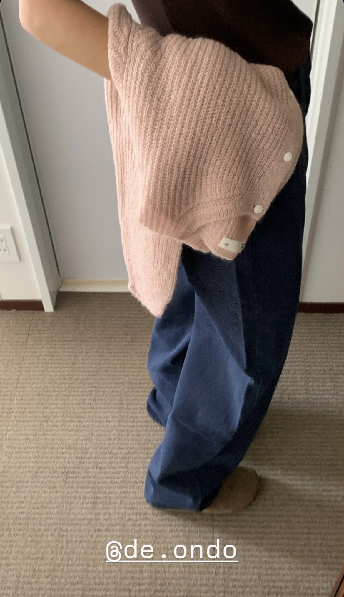 deondo mohair hachi cardigan-4col