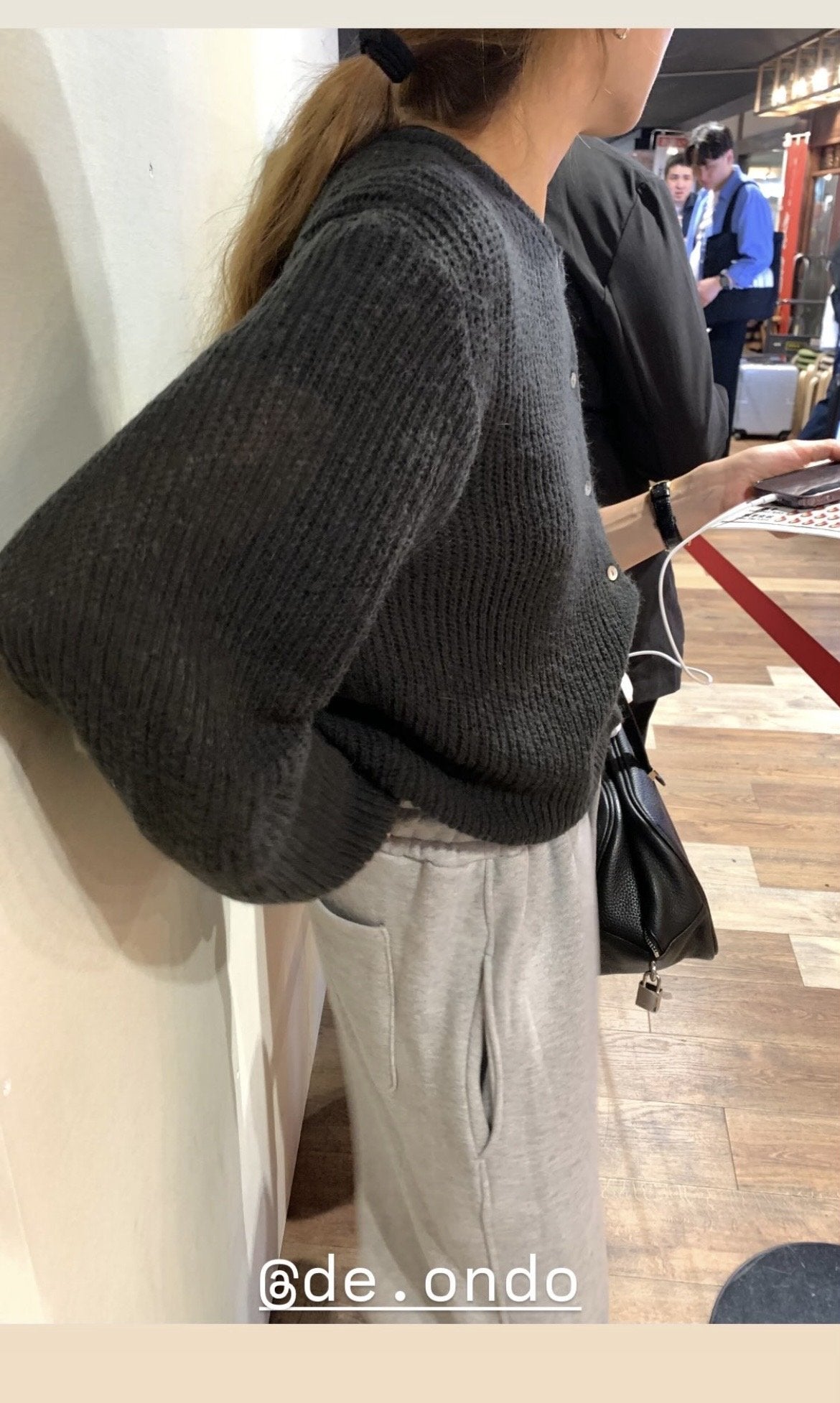 deondo mohair hachi cardigan-4col