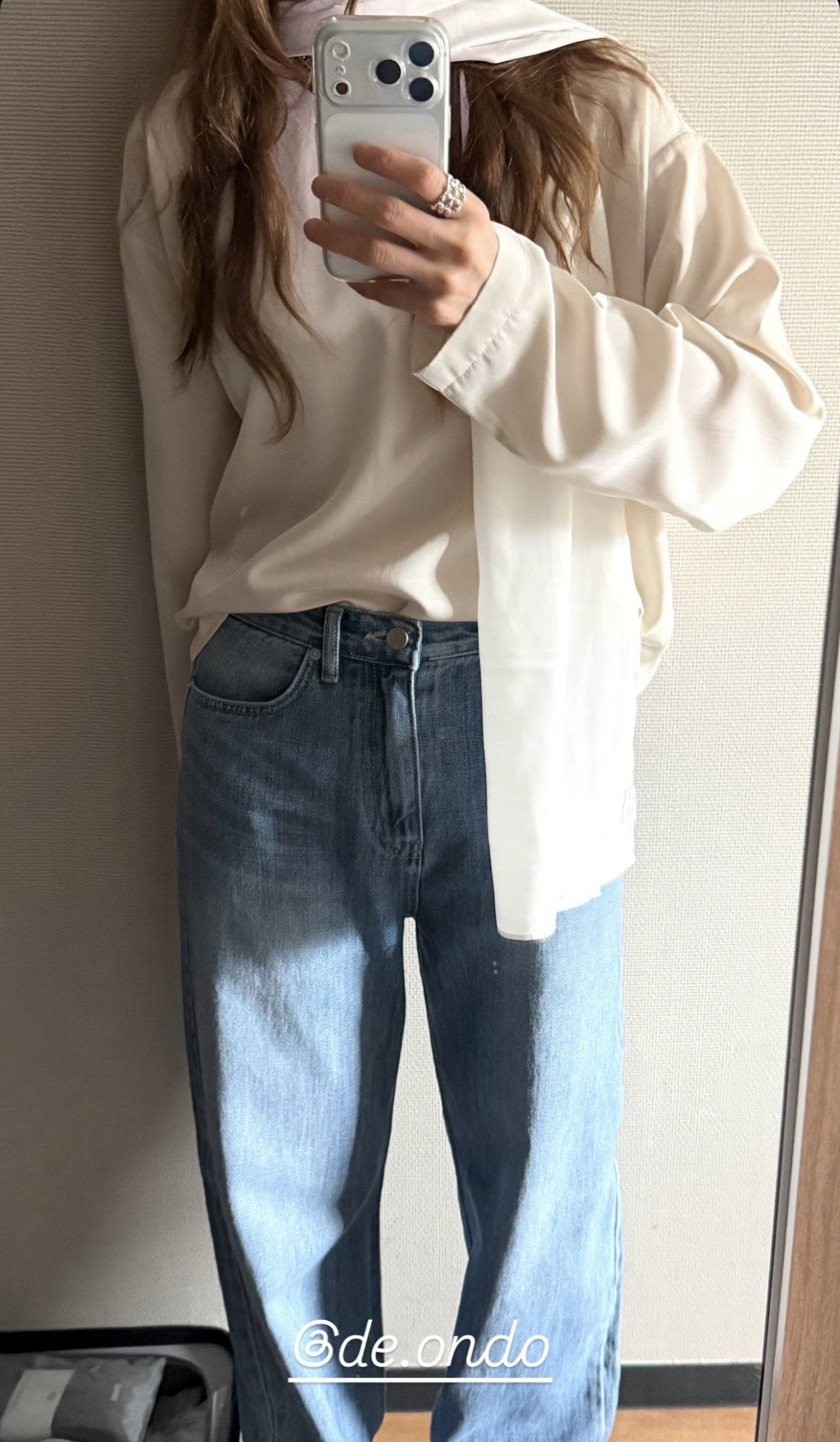 deondo kkamiyu slub denim