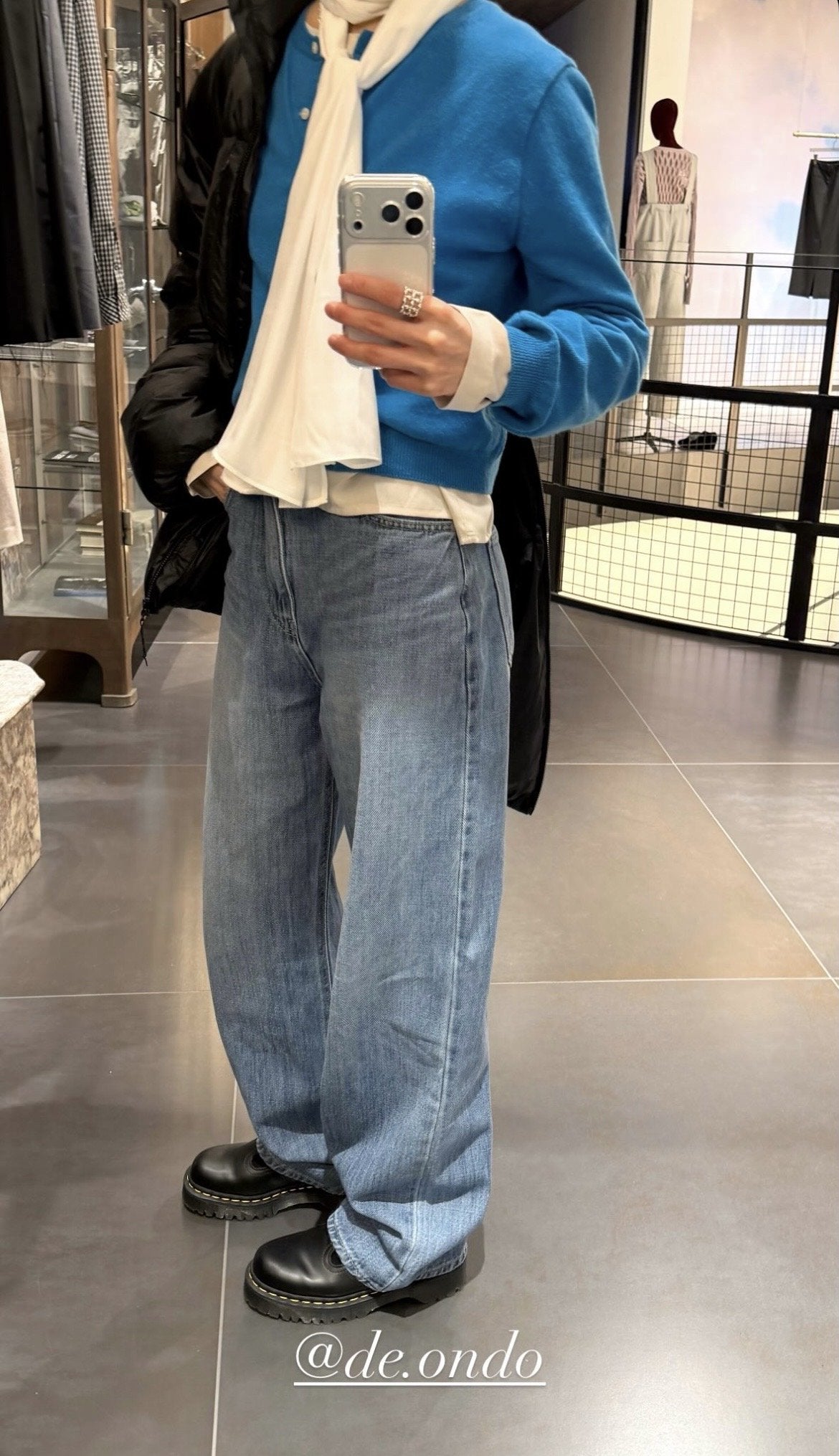 deondo kkamiyu slub denim