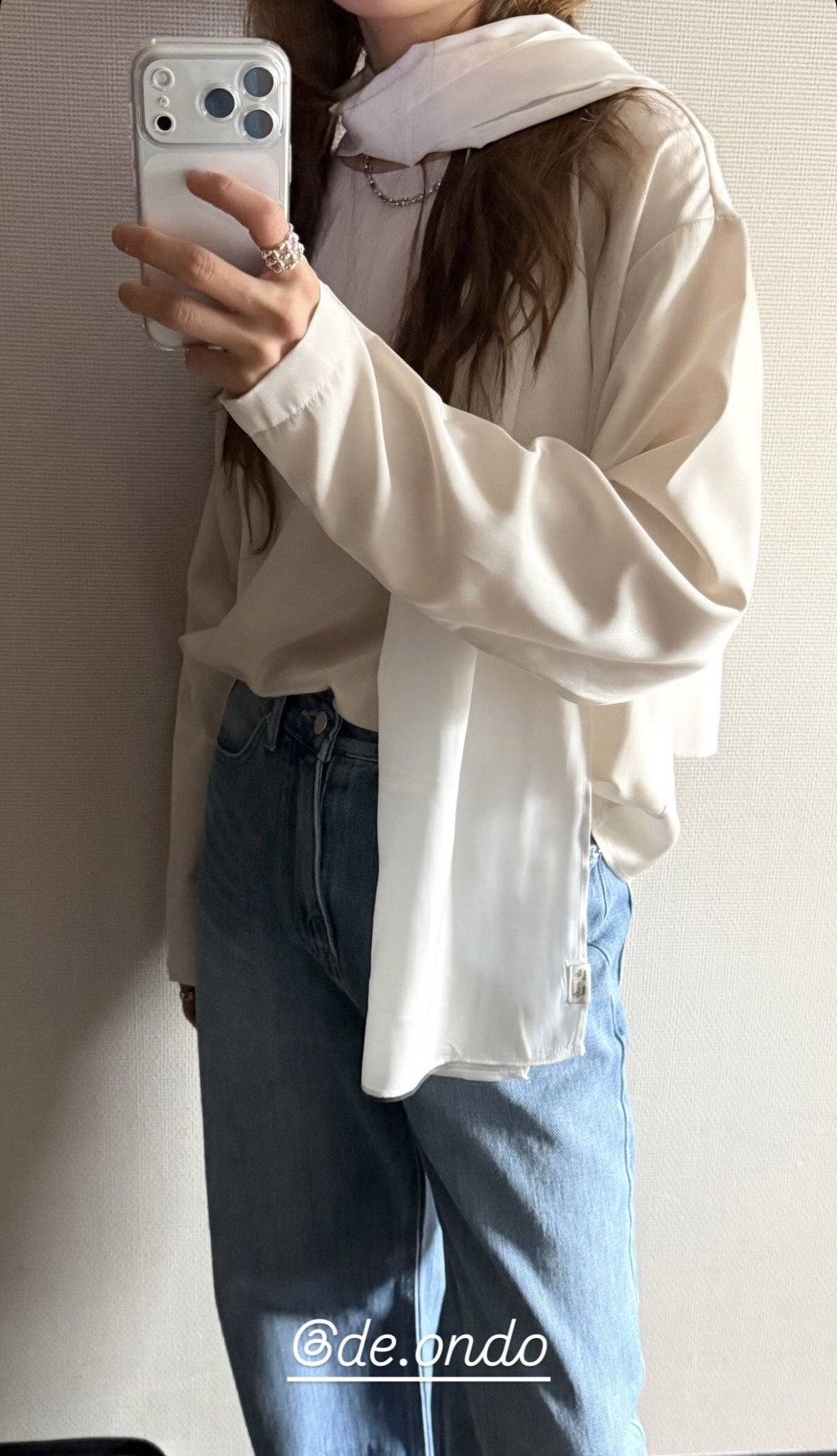 deondo kkamiyu slub denim