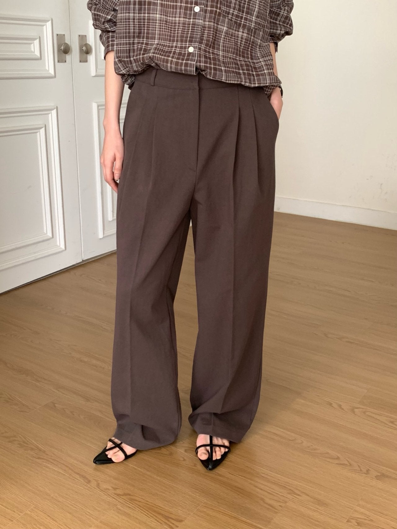 bold cotton pants-2col