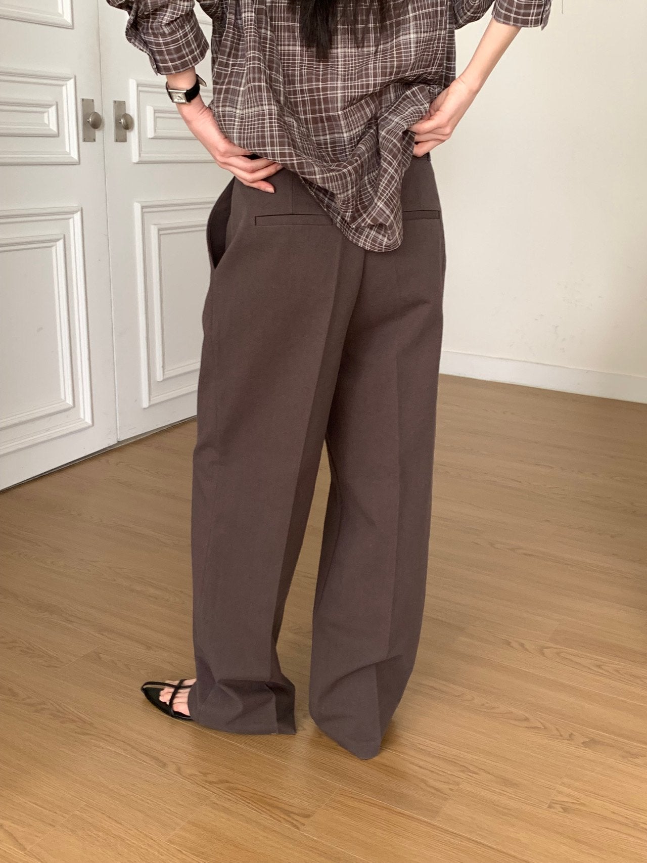 bold cotton pants-2col