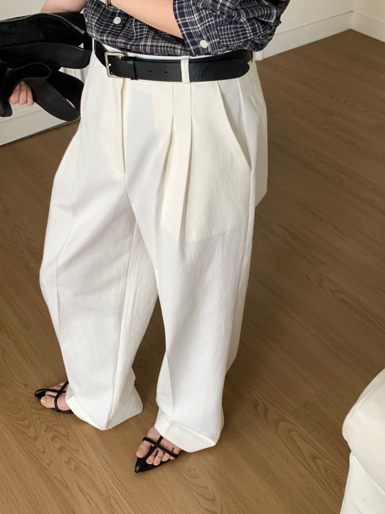 bold cotton pants-2col