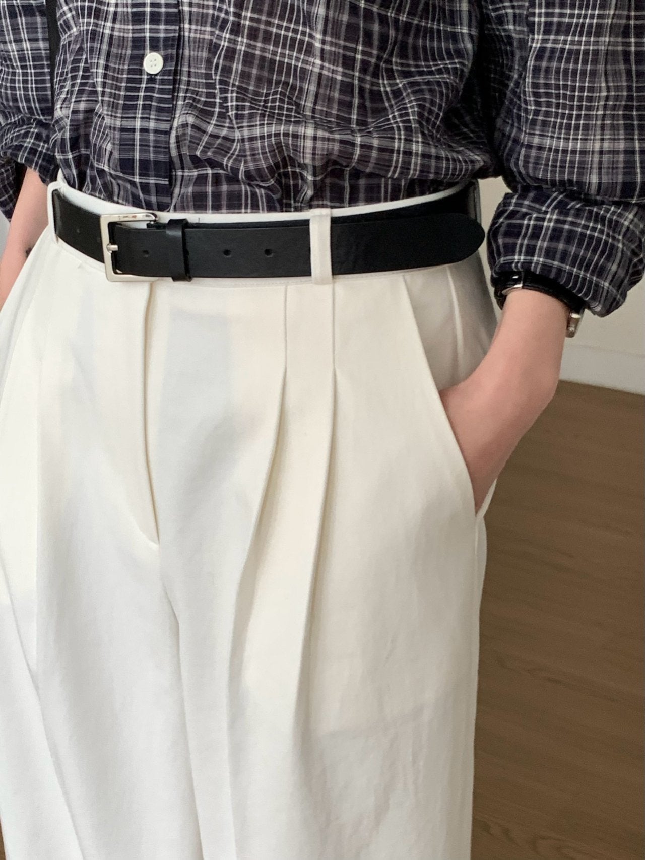 bold cotton pants-2col