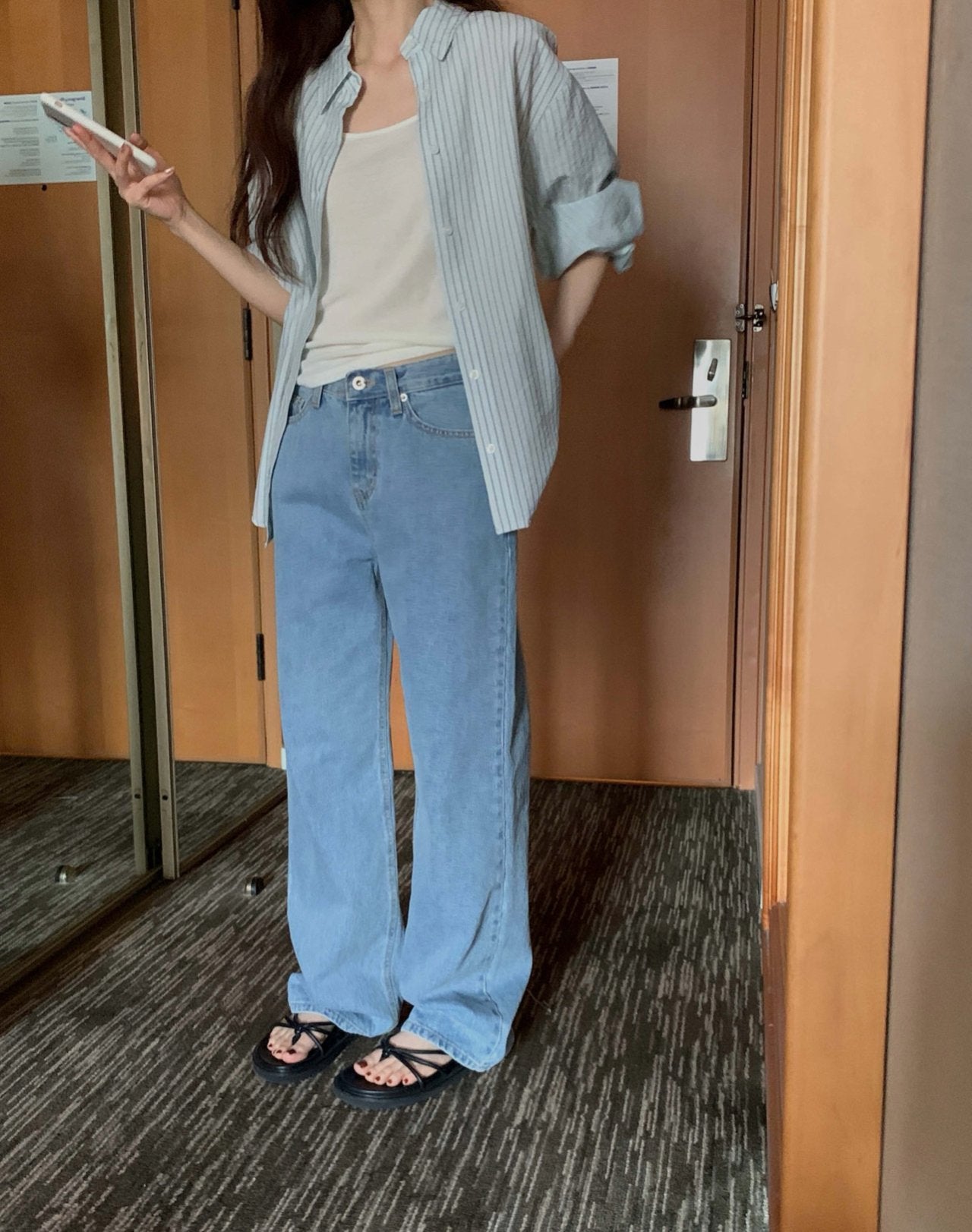 spring s.t shirt blouse-3col