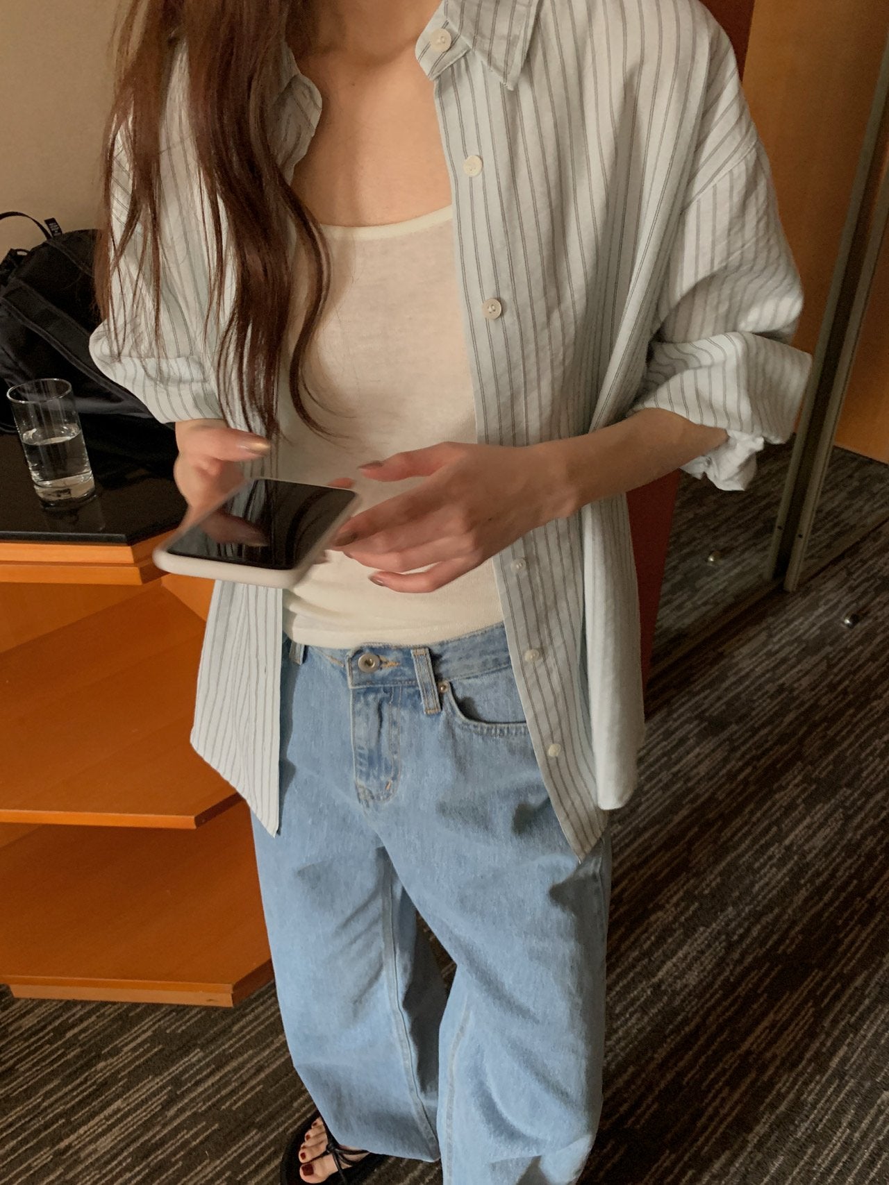 spring s.t shirt blouse-3col