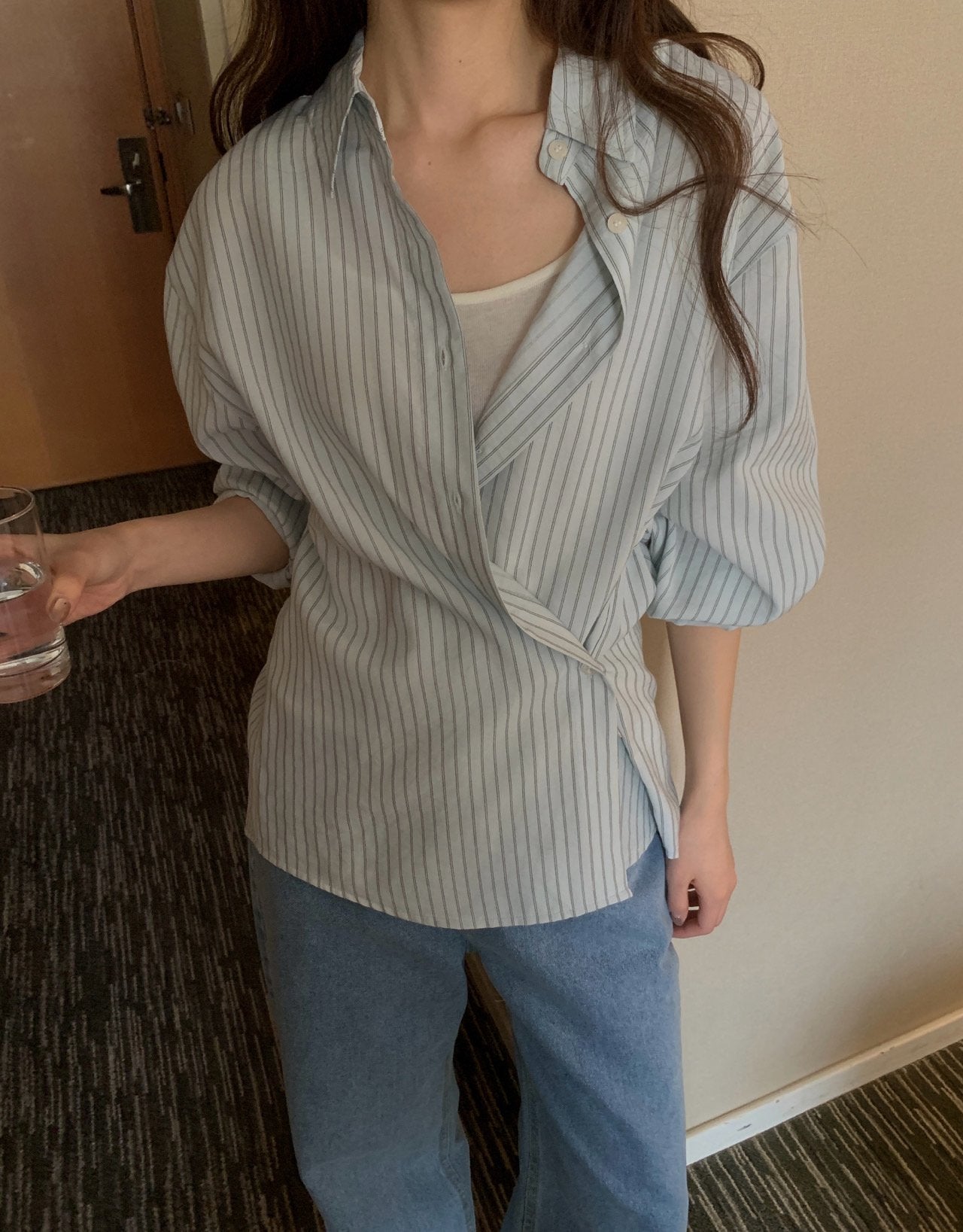 spring s.t shirt blouse-3col