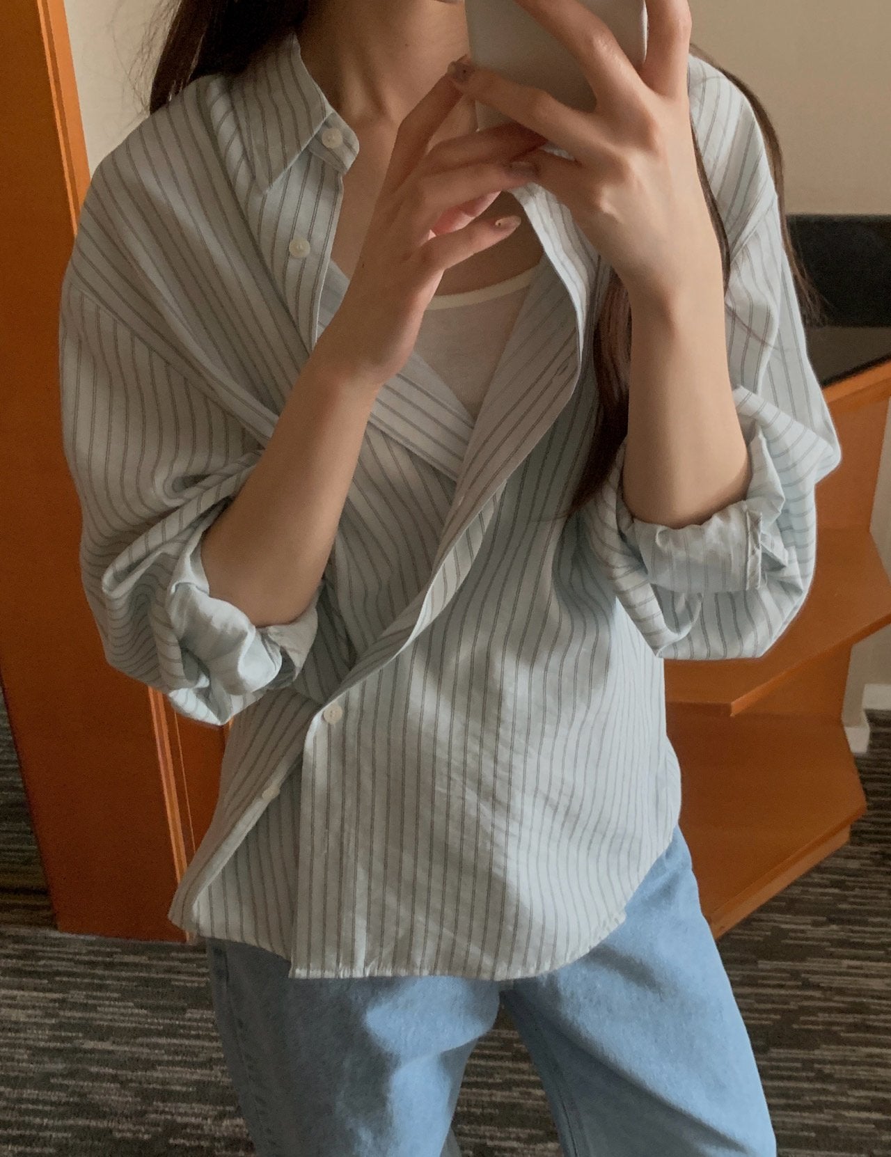 spring s.t shirt blouse-3col