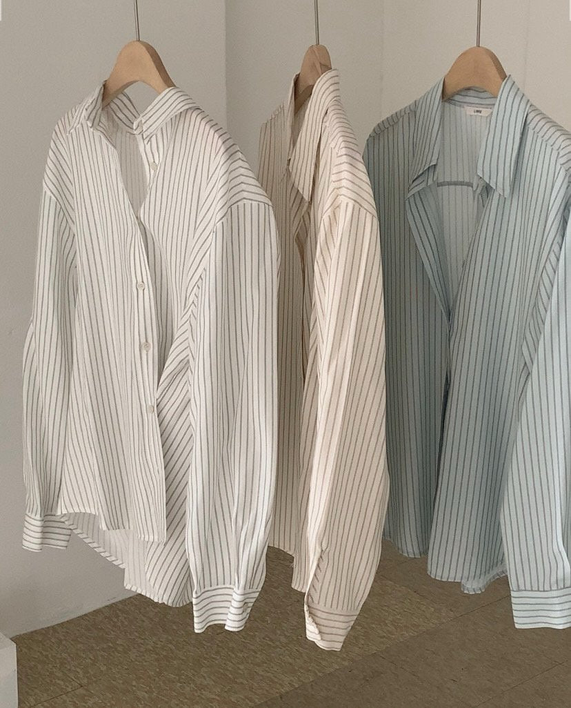 spring s.t shirt blouse-3col