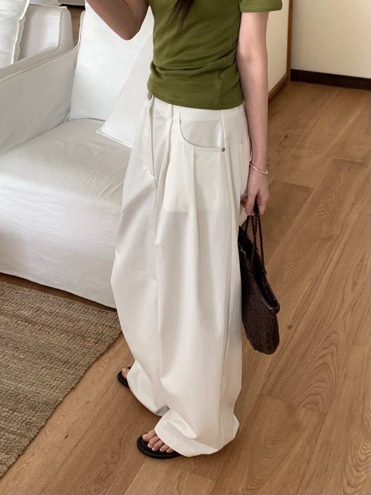 birdie cotton pants-3col