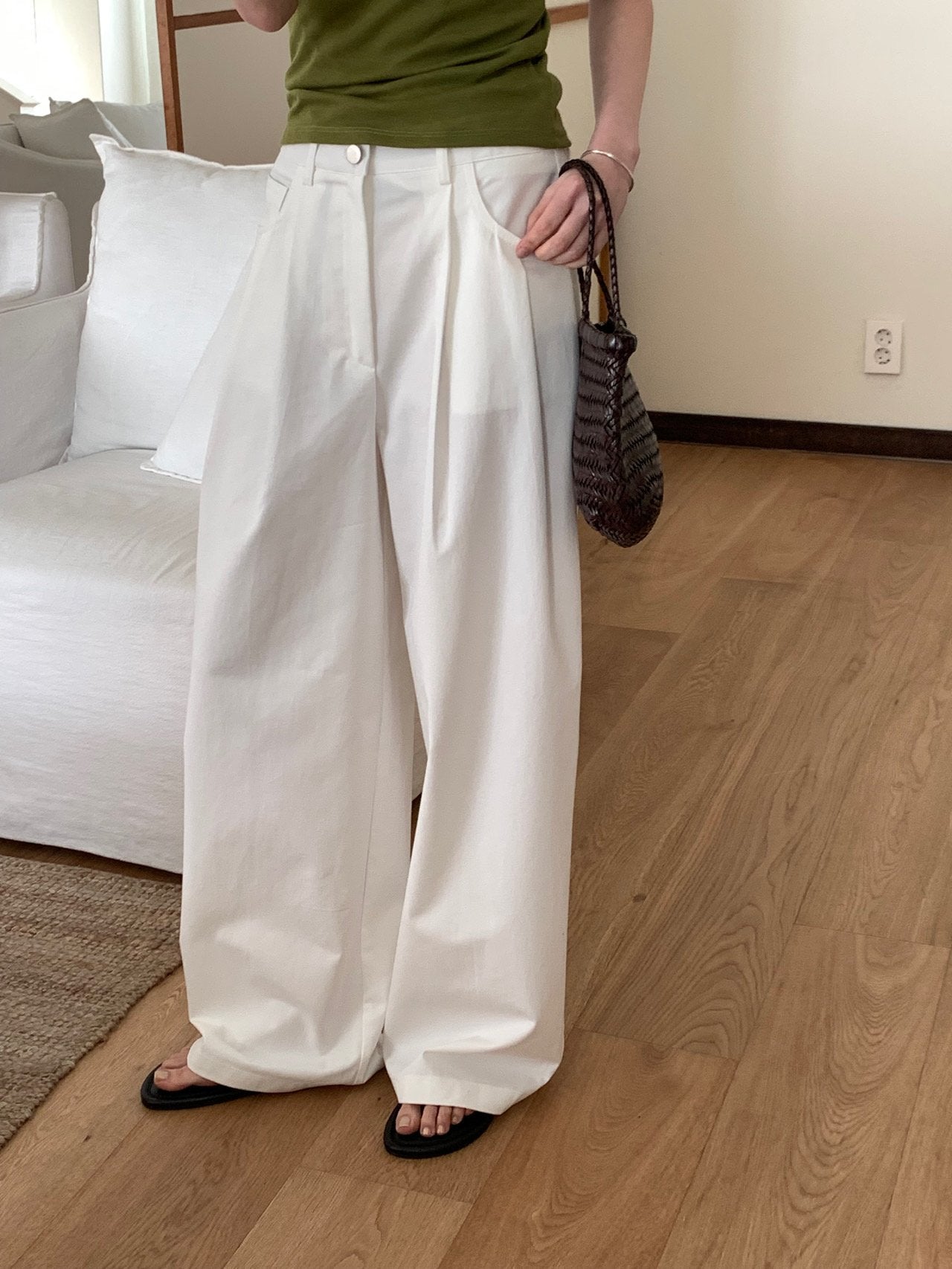 birdie cotton pants-3col