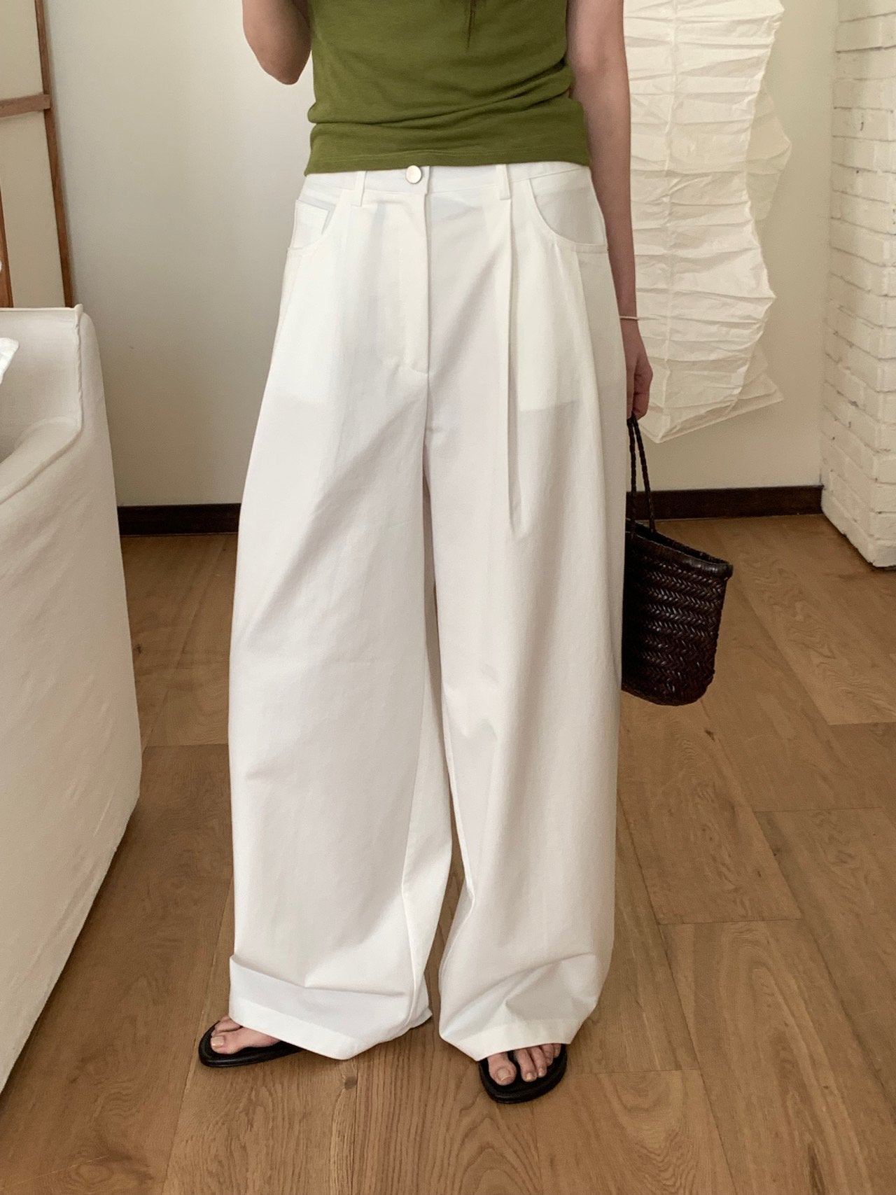 birdie cotton pants-3col