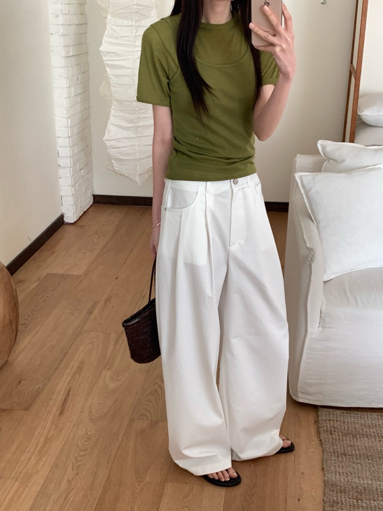 birdie cotton pants-3col