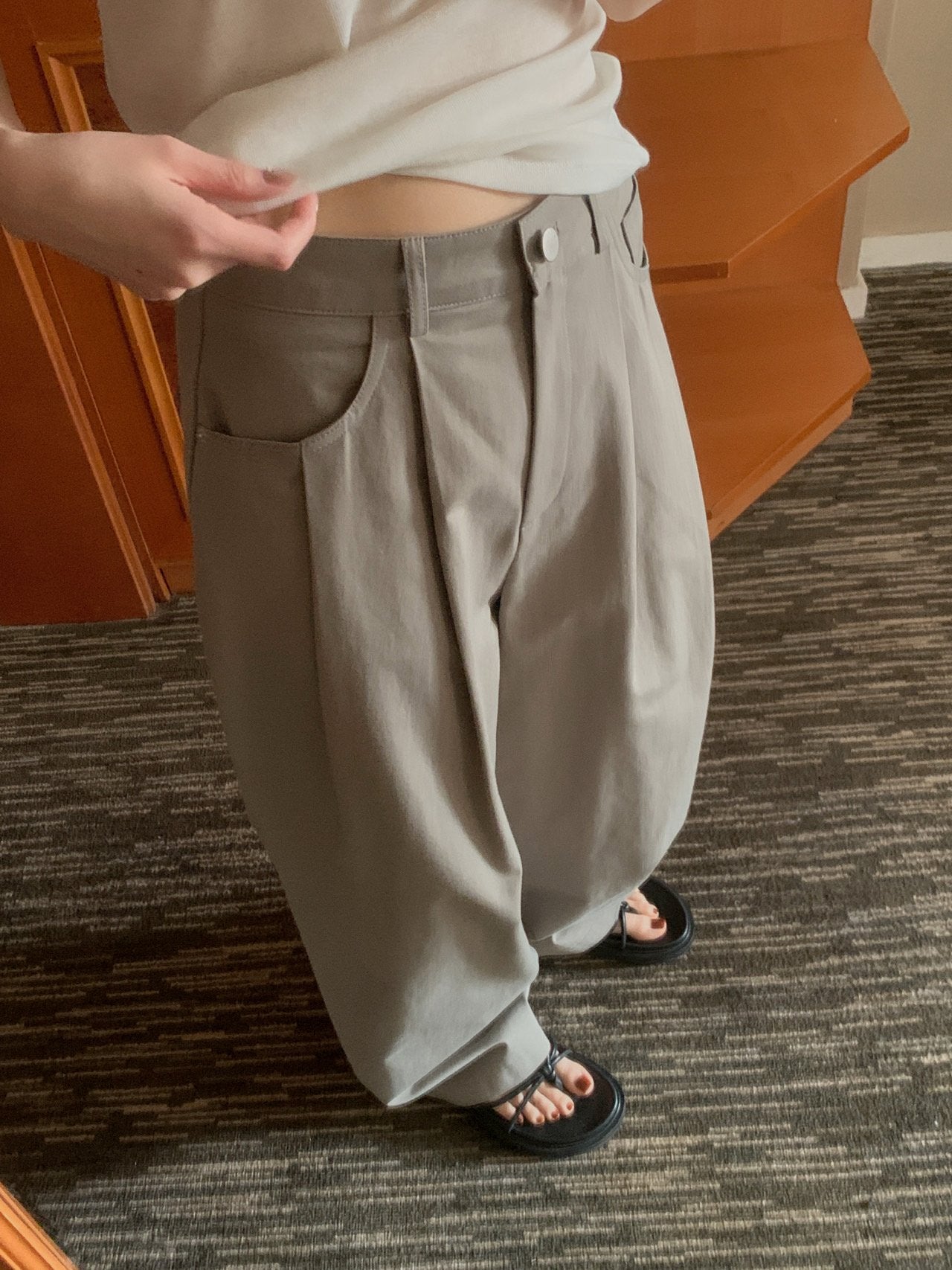 birdie cotton pants-3col