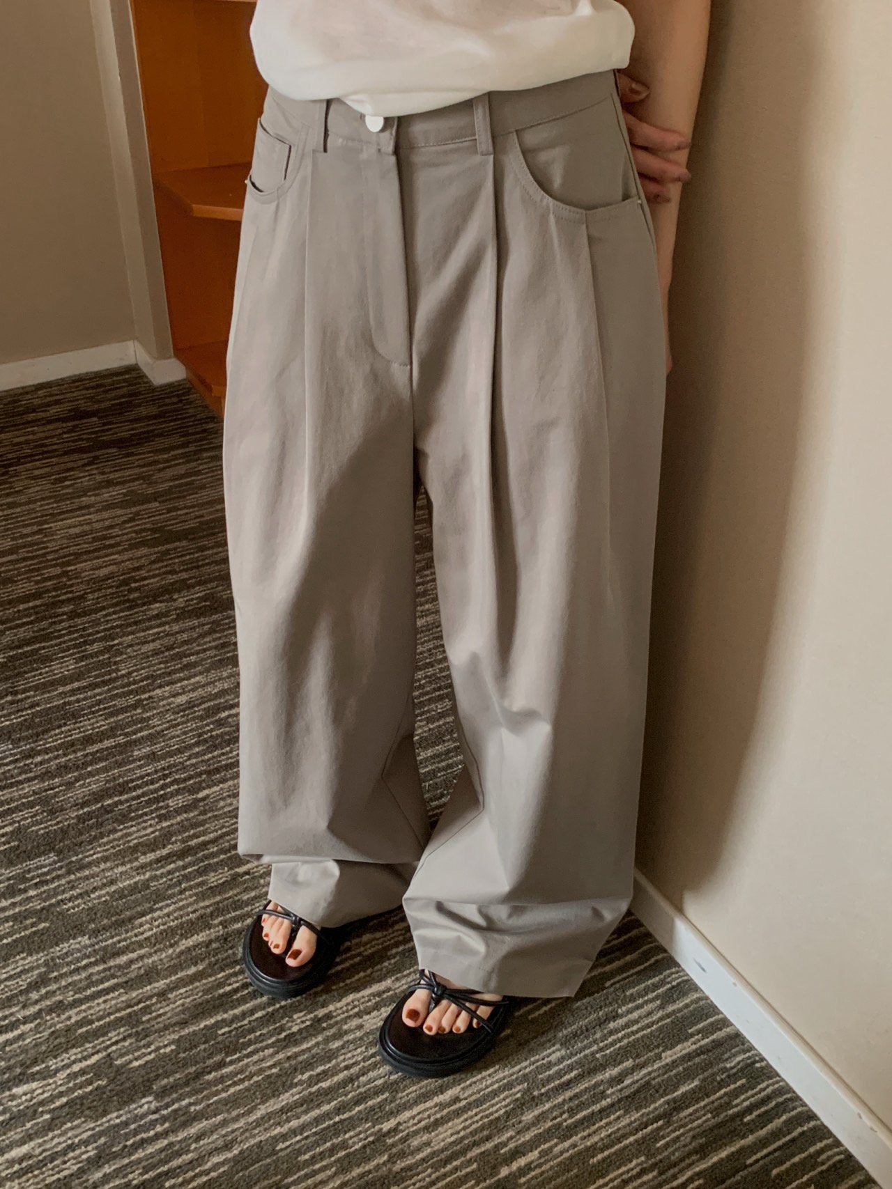 birdie cotton pants-3col