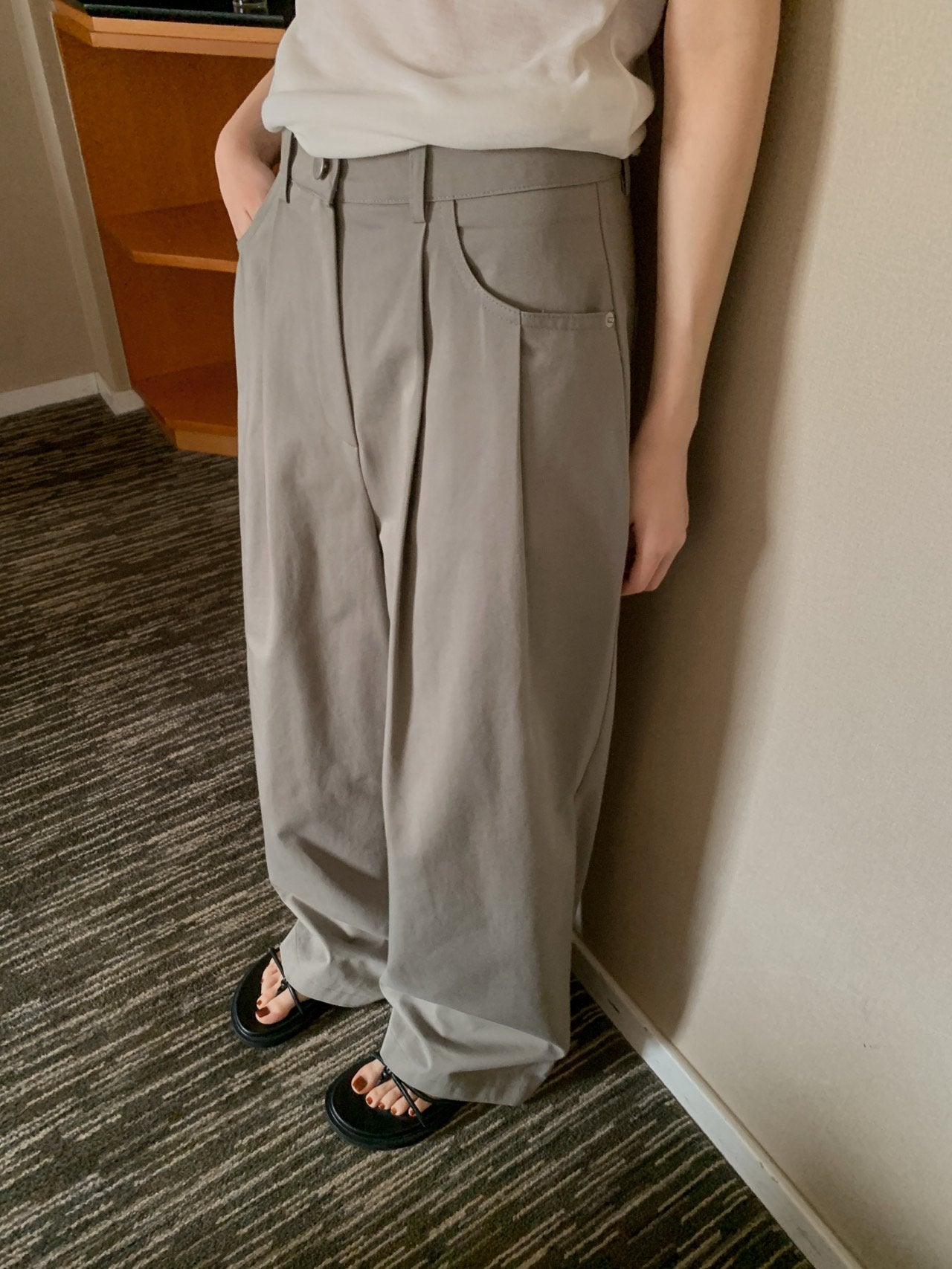 birdie cotton pants-3col