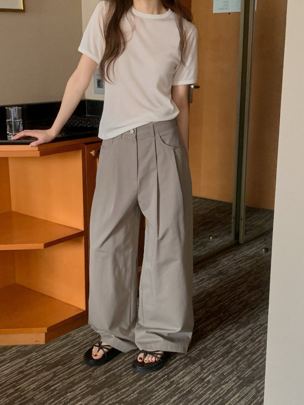 birdie cotton pants-3col