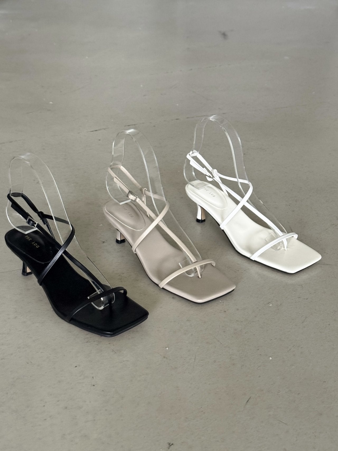 strap camellia sandals
