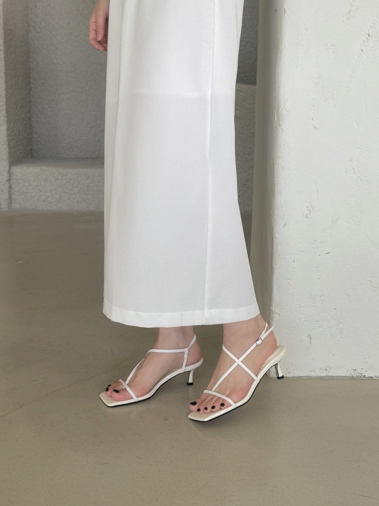 strap camellia sandals