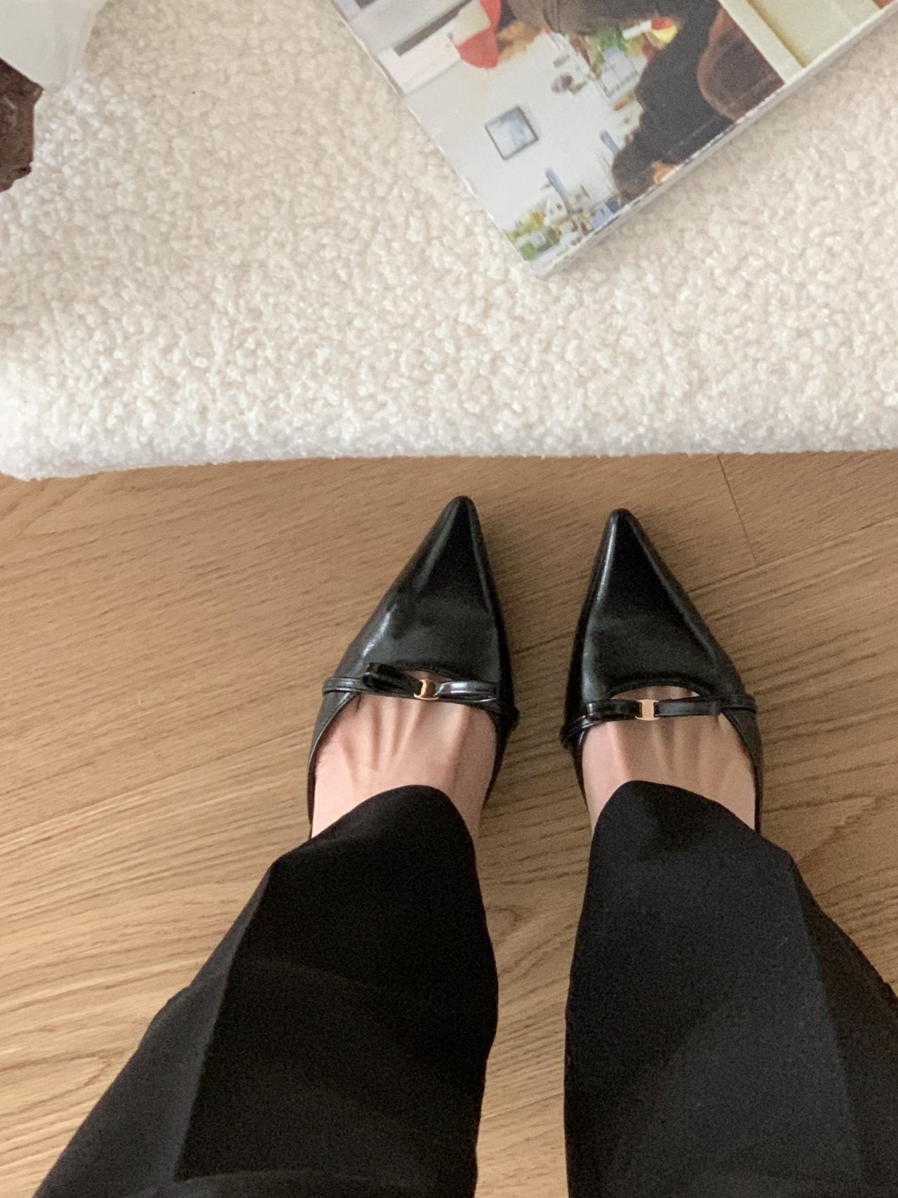 ribbon sling back