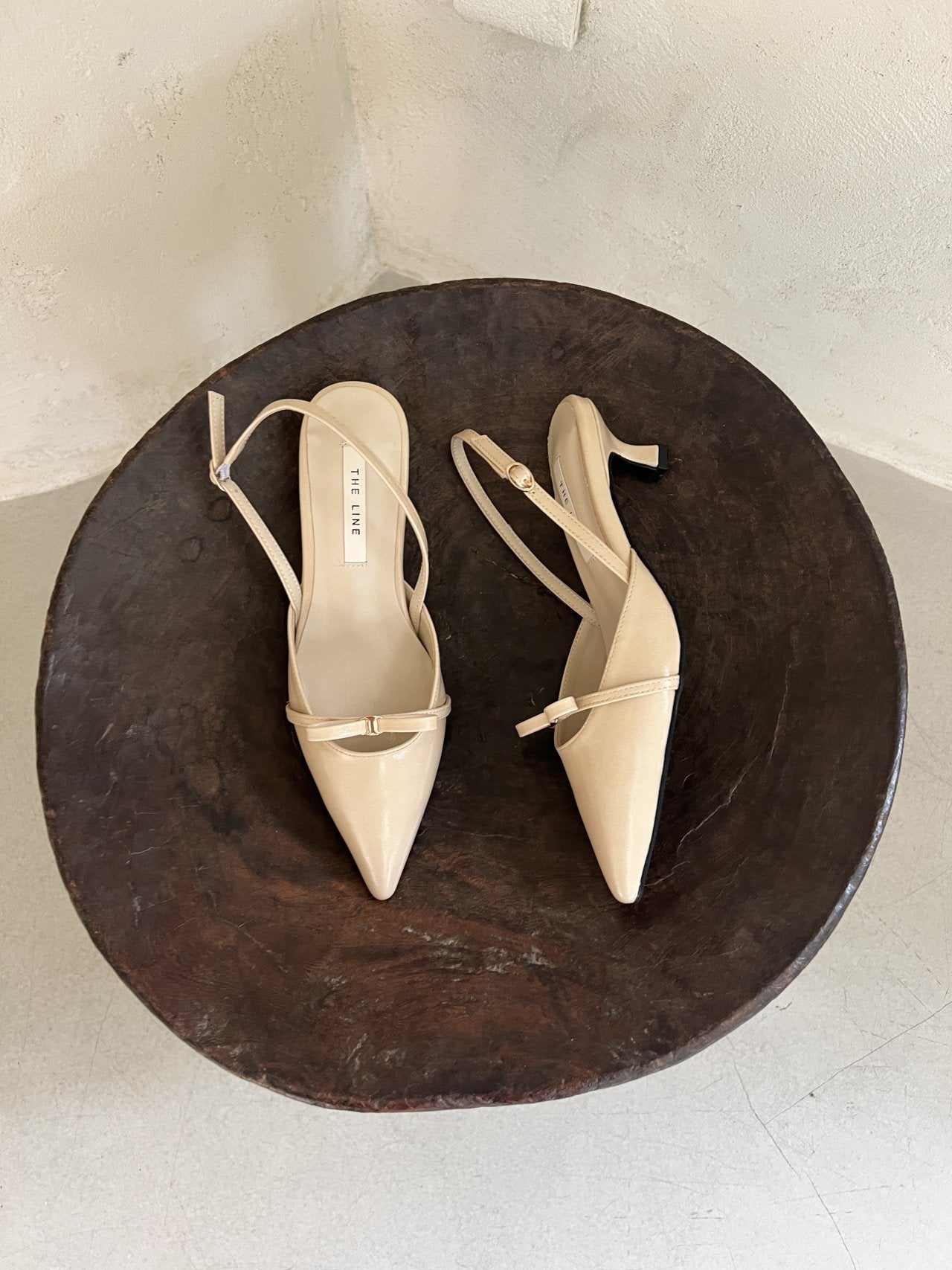 ribbon sling back