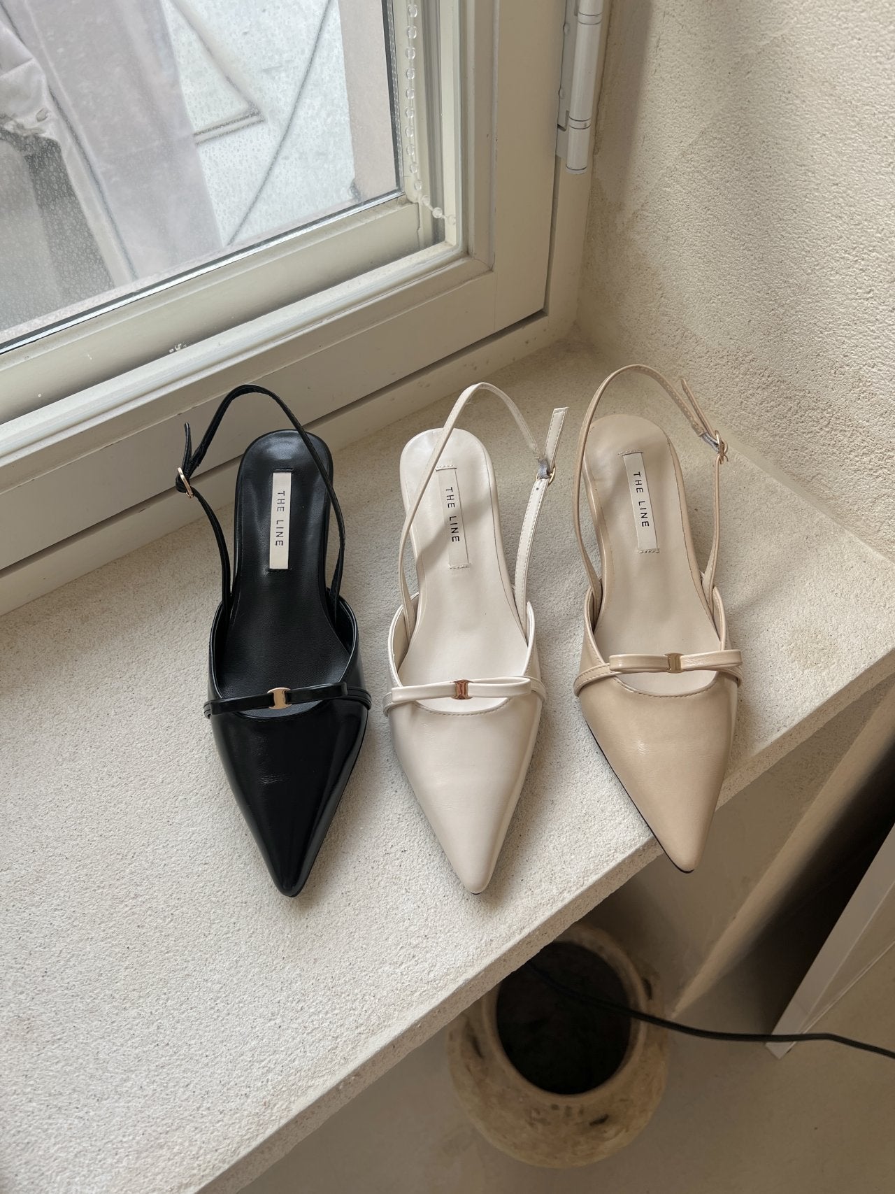 ribbon sling back