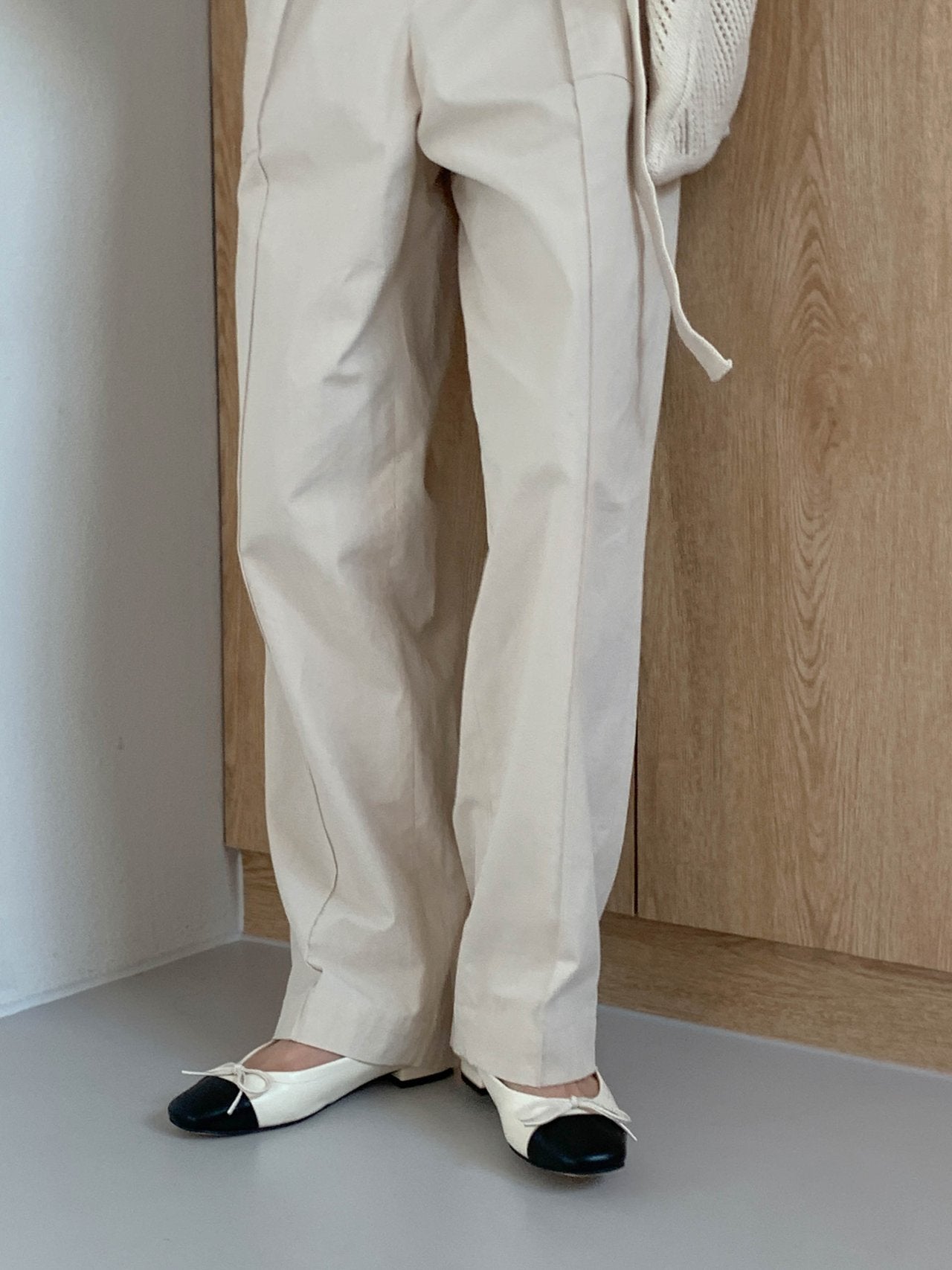 Two-tone combi ribbon flat