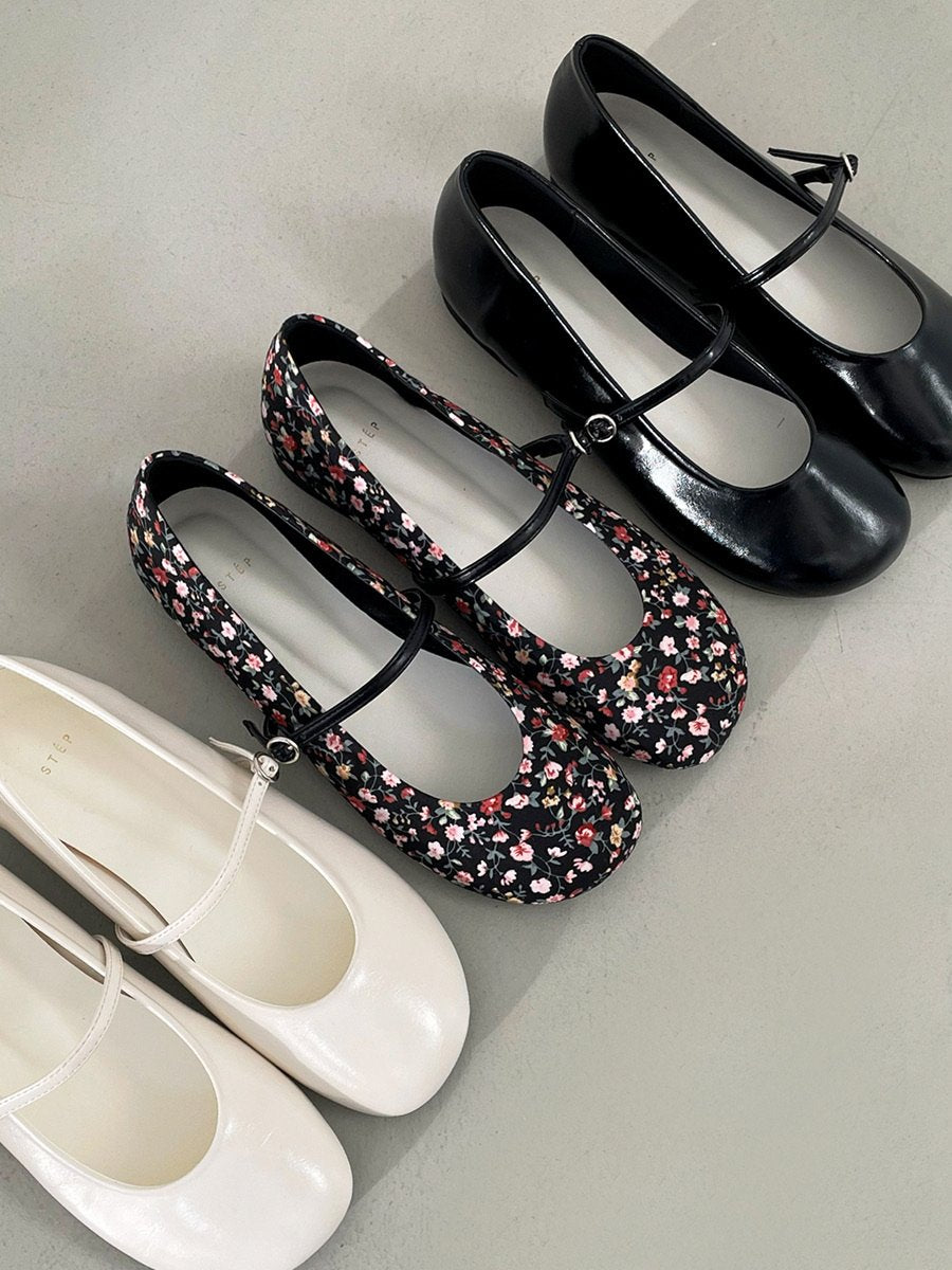 nu Round Mary Jane Flat