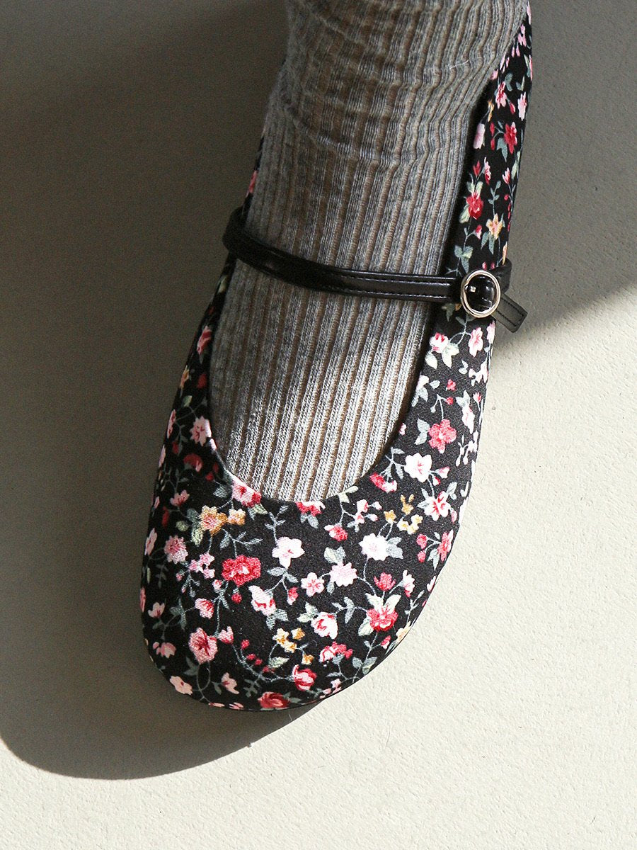 nu Round Mary Jane Flat