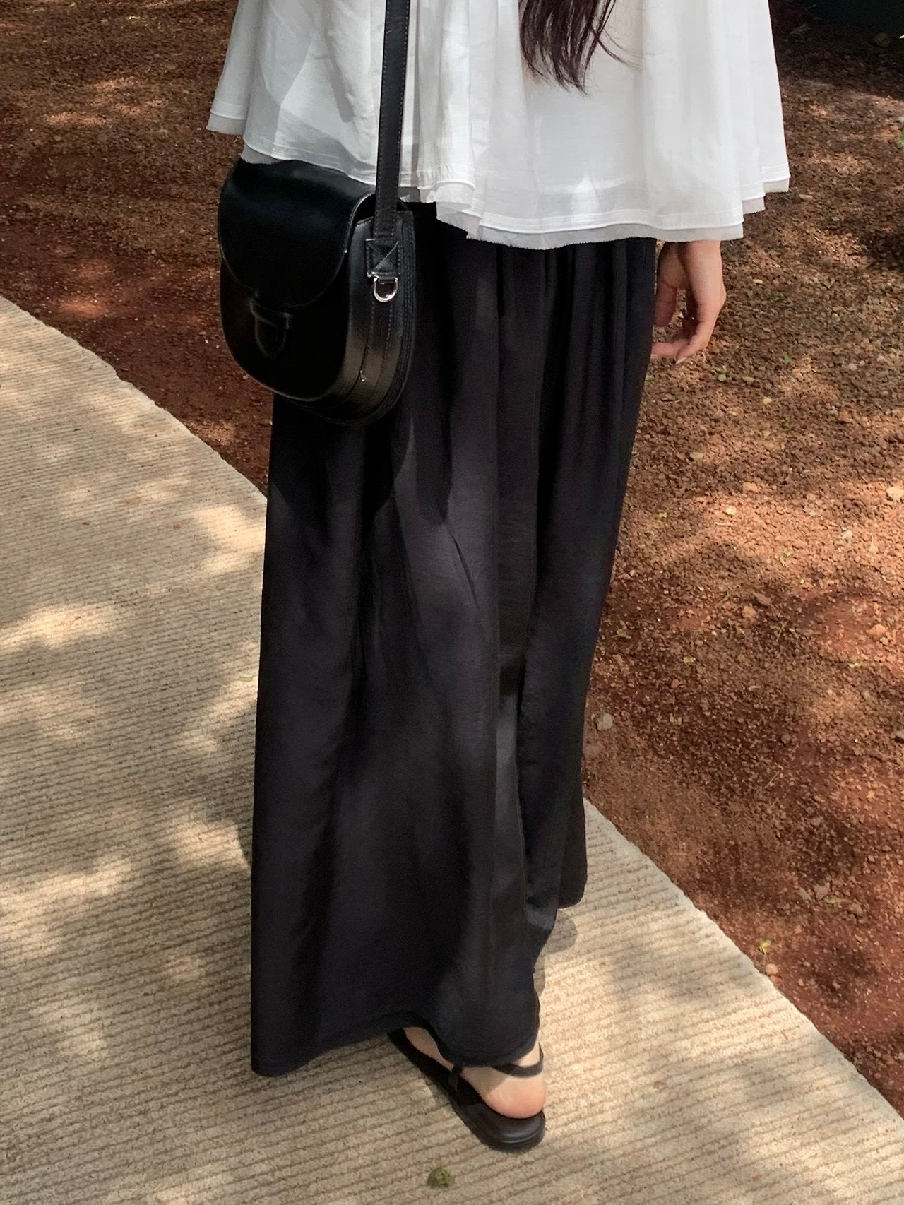 Juliet Banding Long Skirt-2col