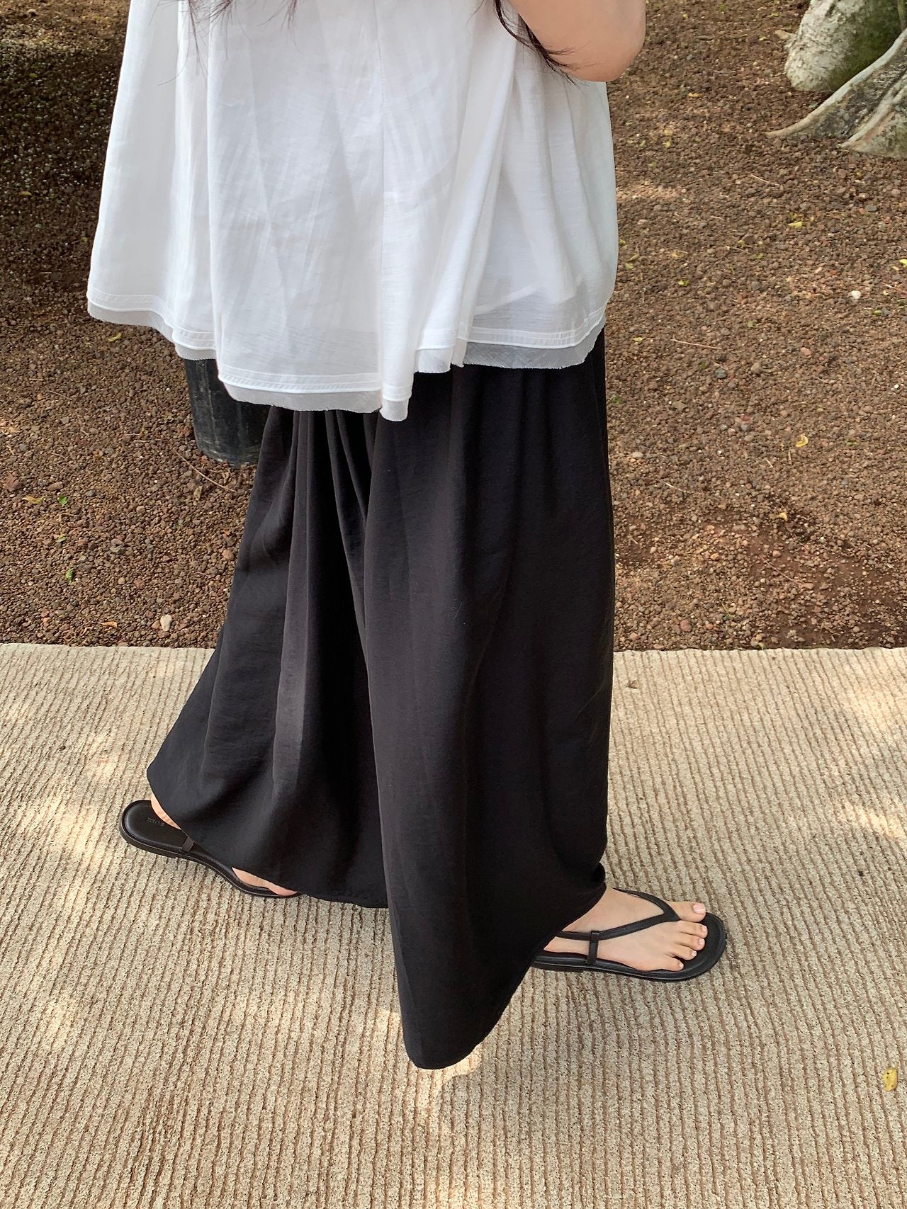 Juliet Banding Long Skirt-2col