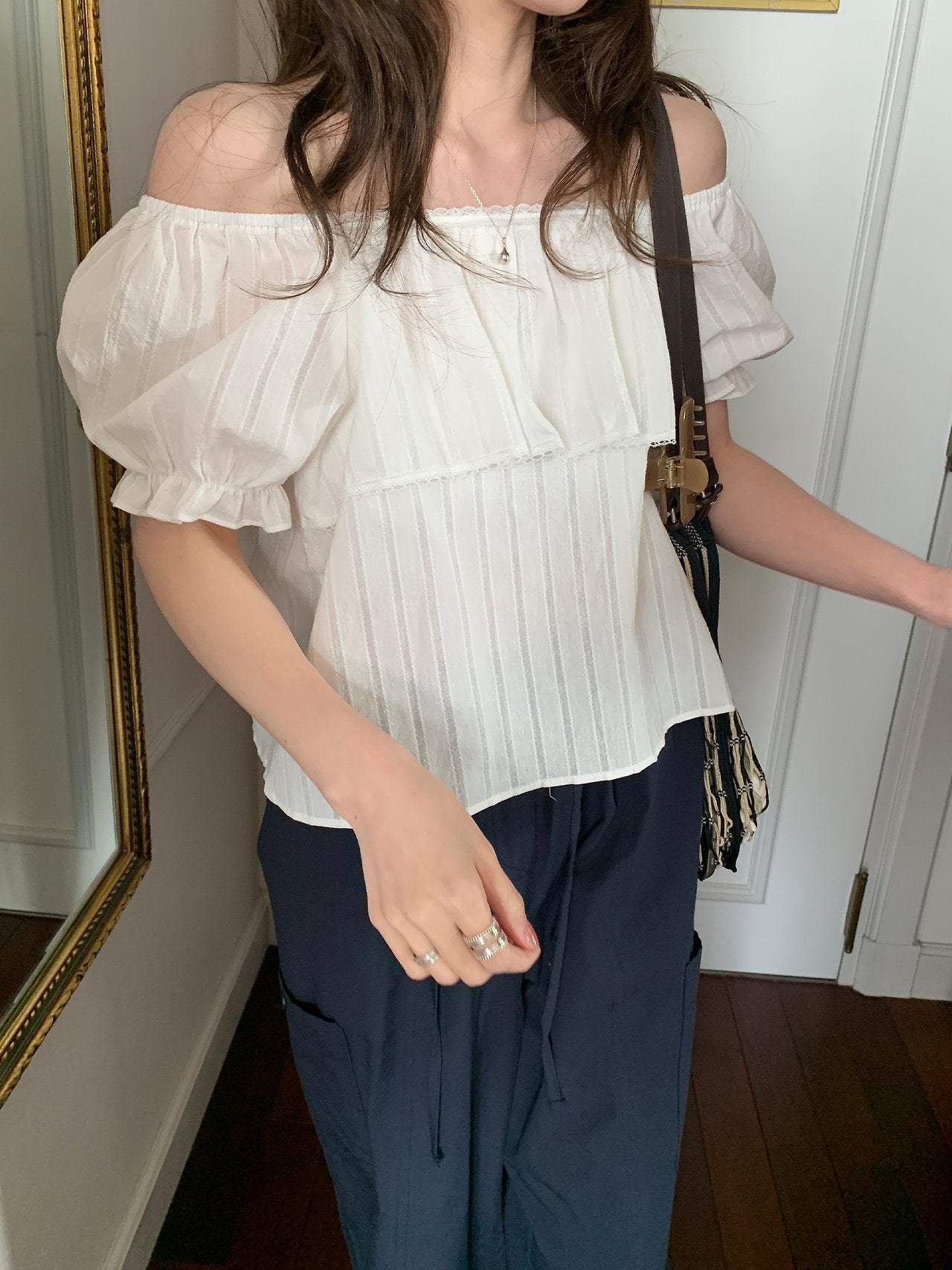Fre off blouse