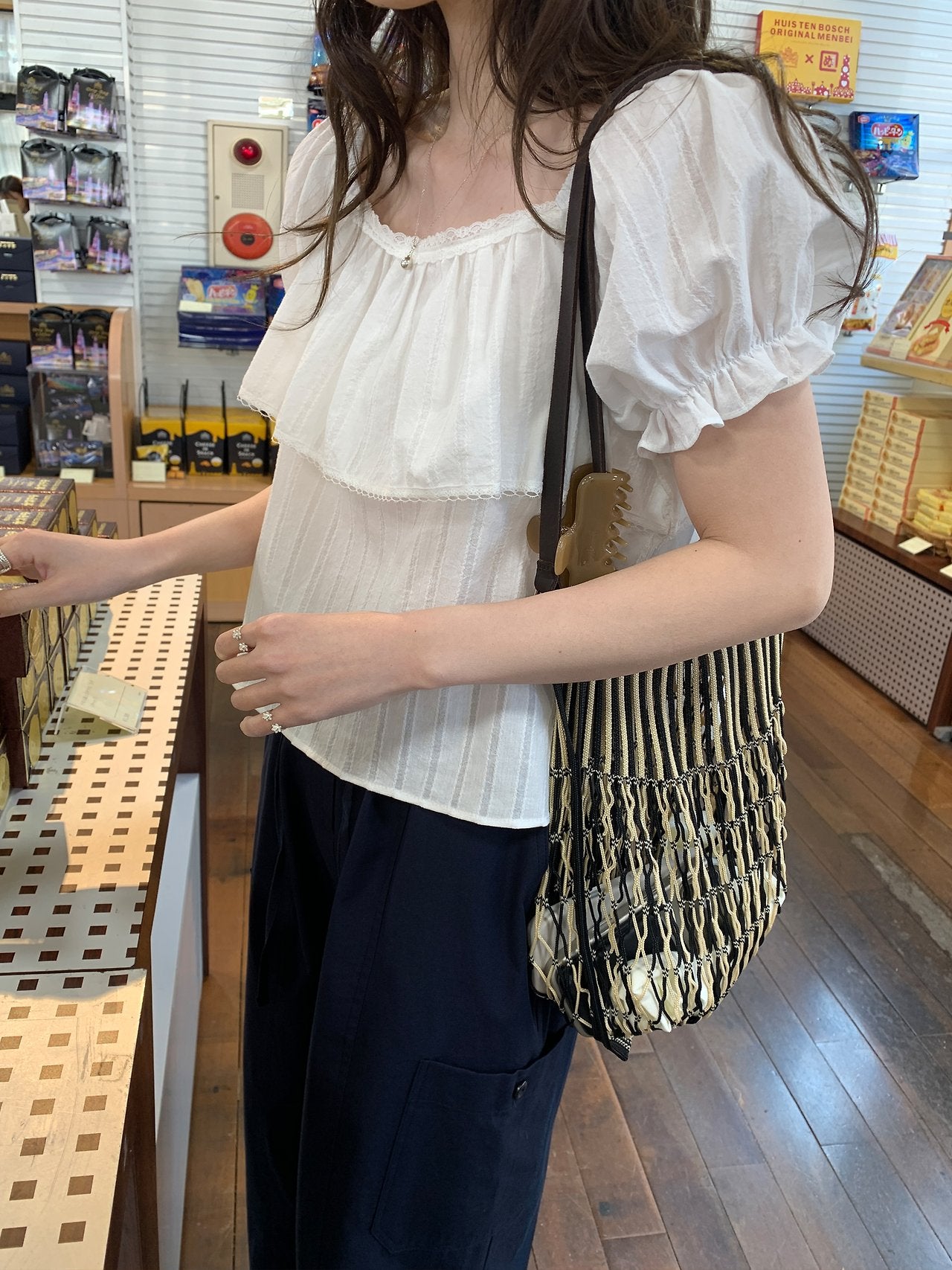 Fre off blouse