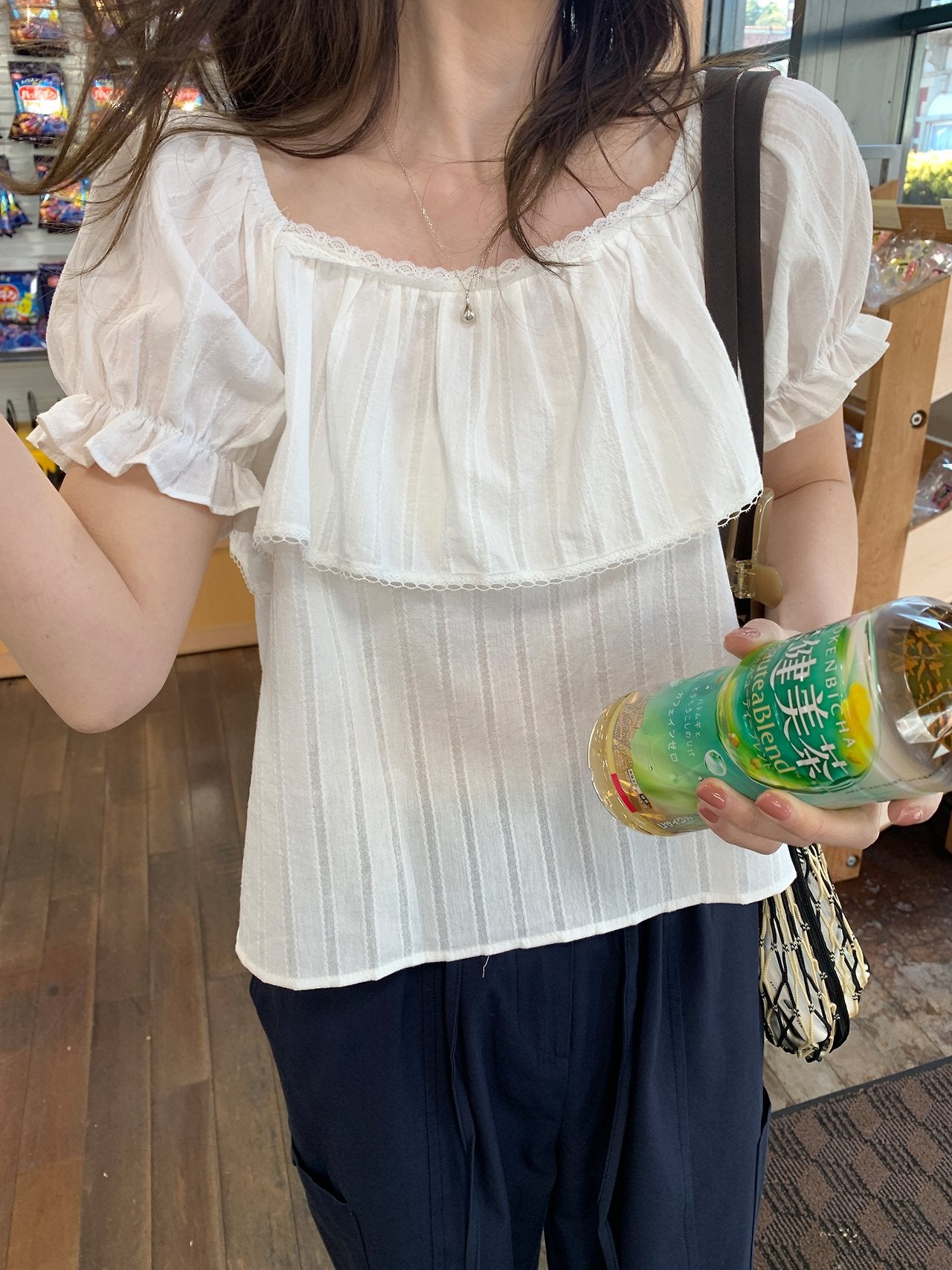 Fre off blouse