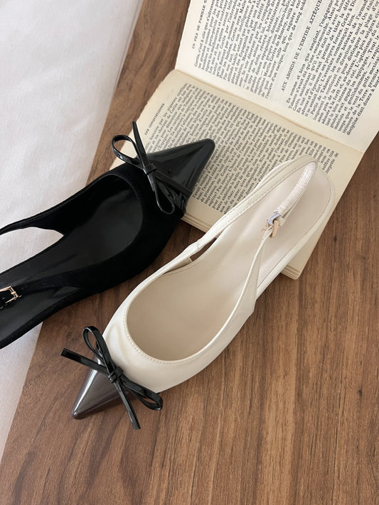 Ribbon Kitten Hill Slingback