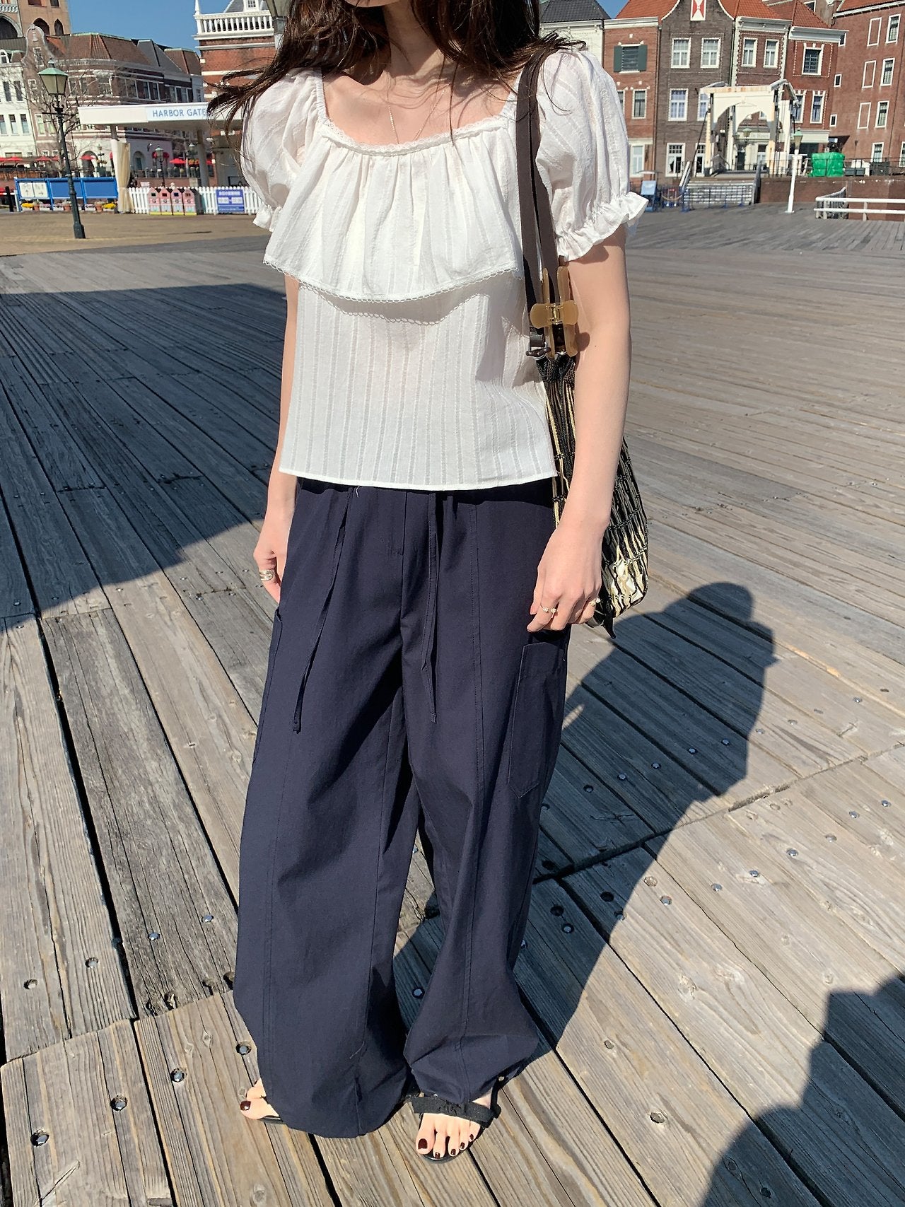 Fre off blouse