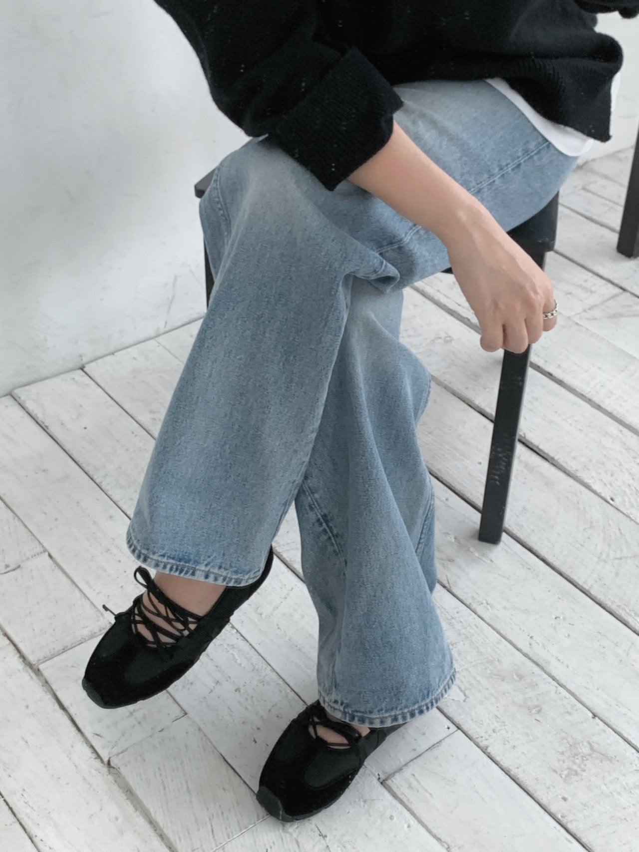 Ribbon Mood Sneakers-2col