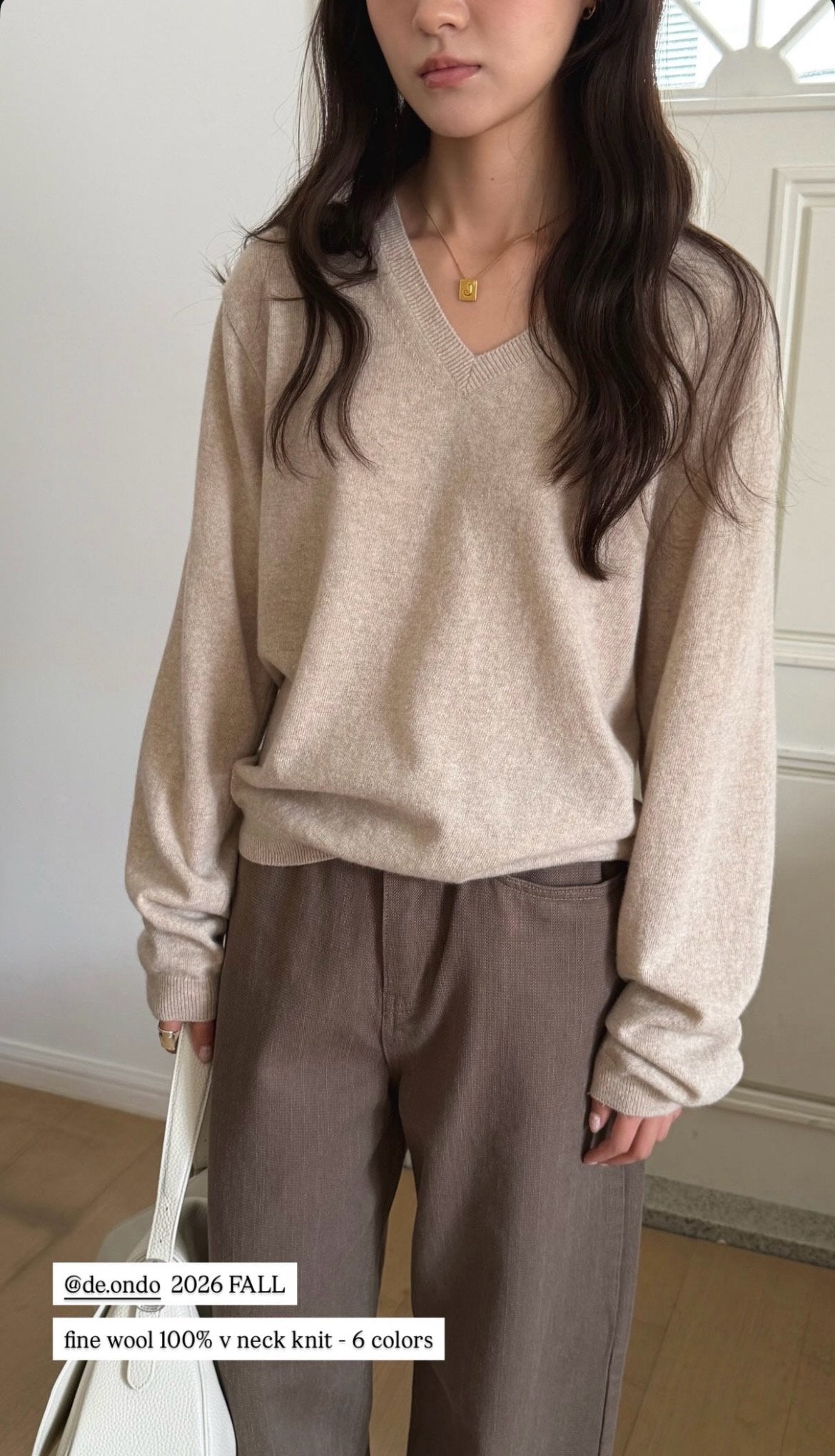 Deondo fine wool v knit-6col