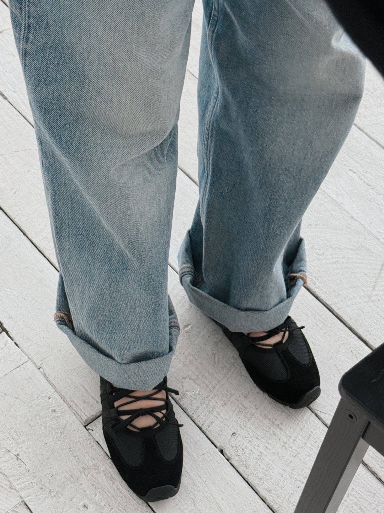 Ribbon Mood Sneakers-2col