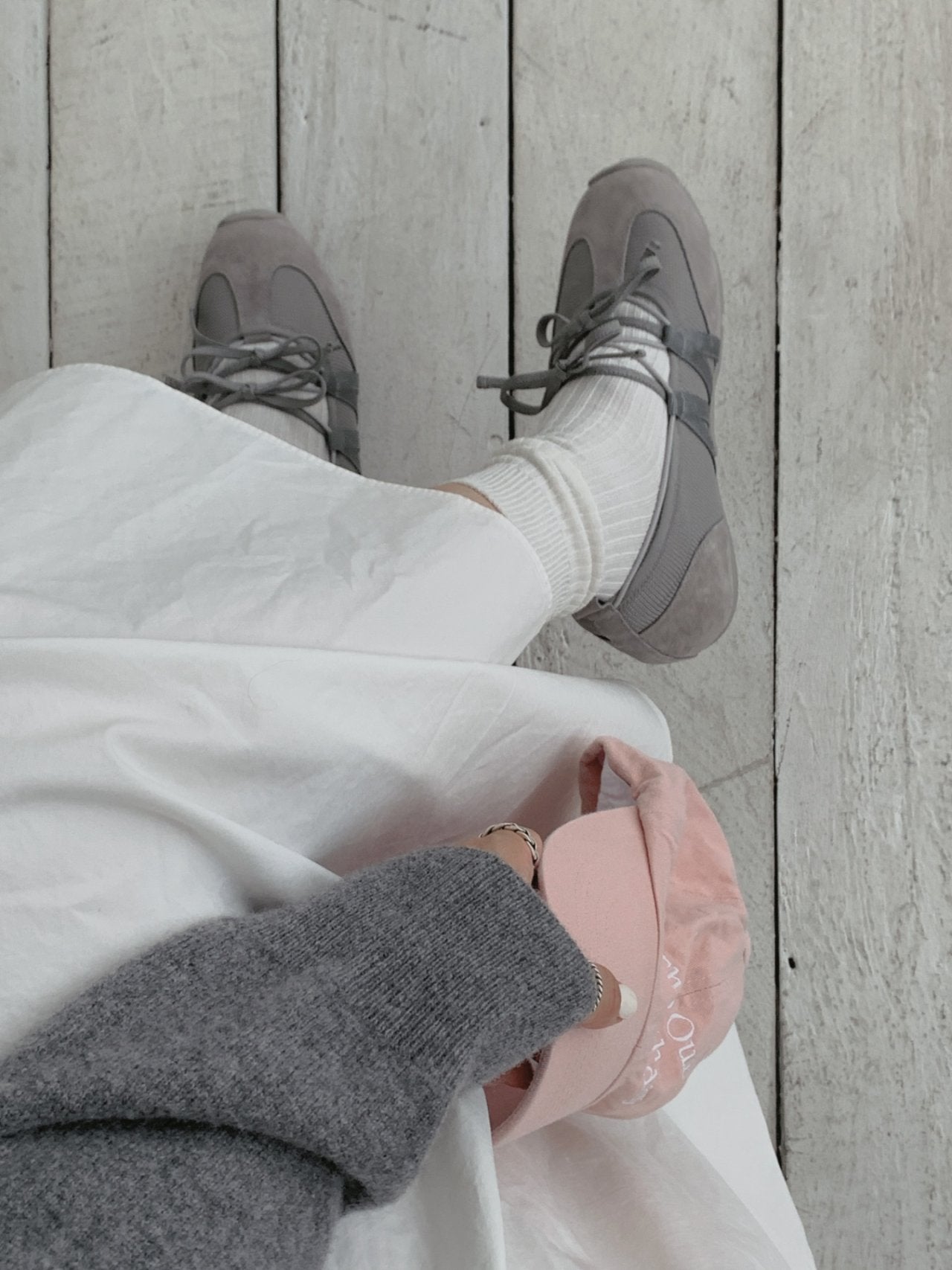 Ribbon Mood Sneakers-2col