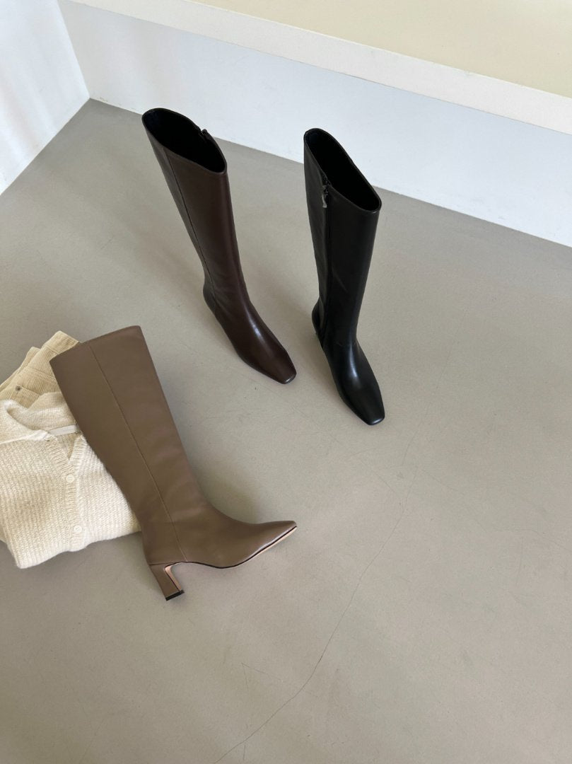 Feminine classic long boots 7 cm