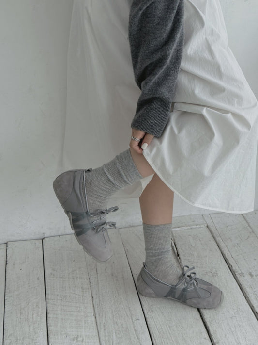 Ribbon Mood Sneakers-2col