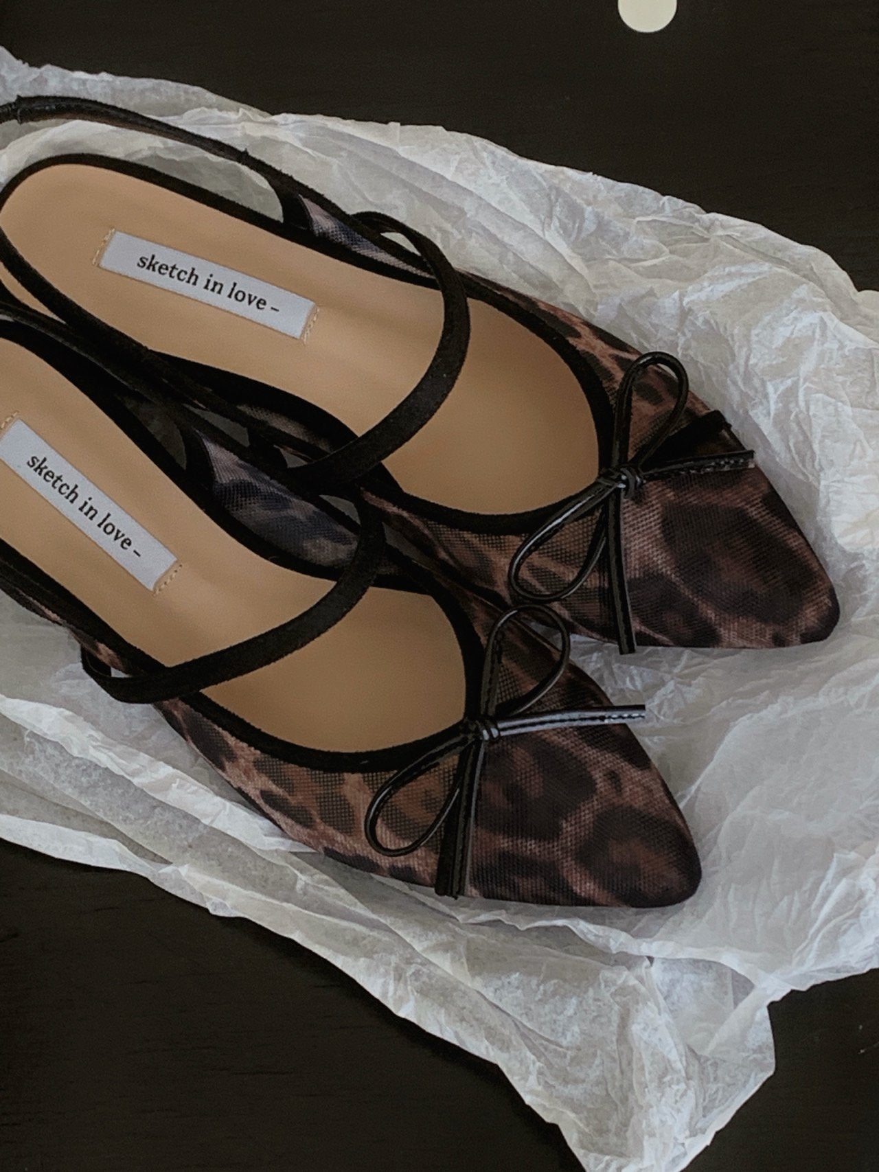 Breeze Mesh Ribbon Slingback