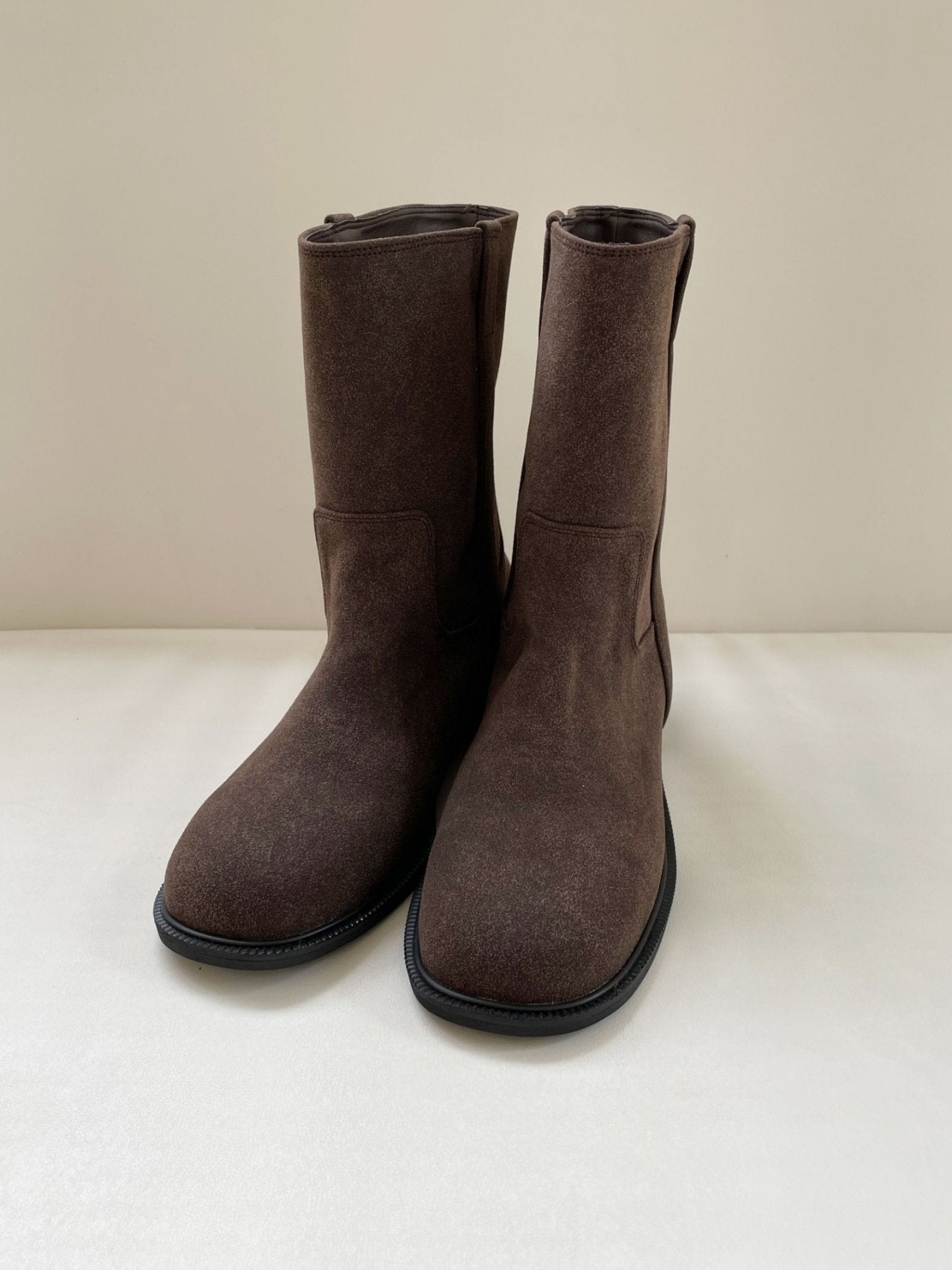 Daily Suede Middle Boots