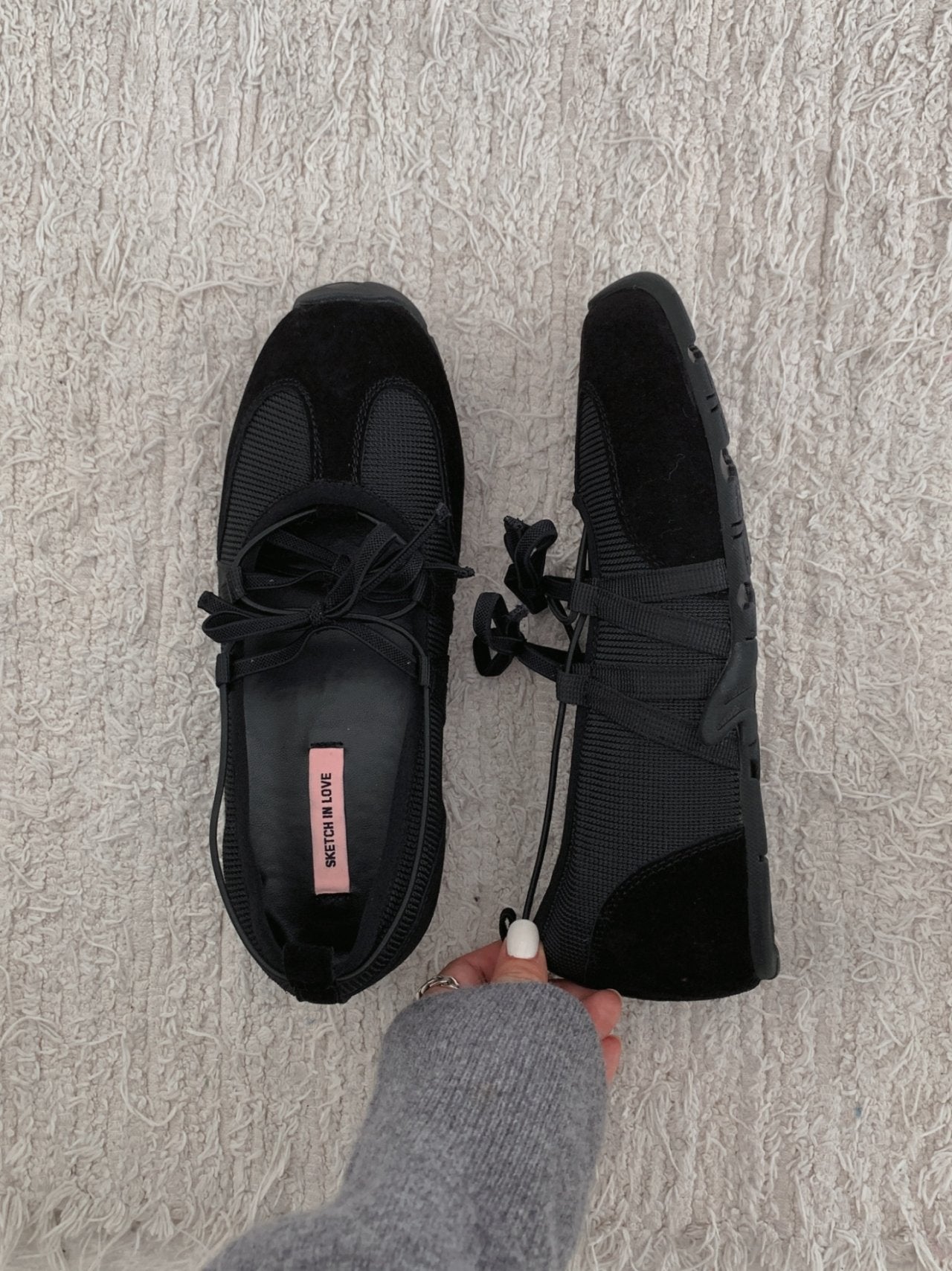 Ribbon Mood Sneakers-2col