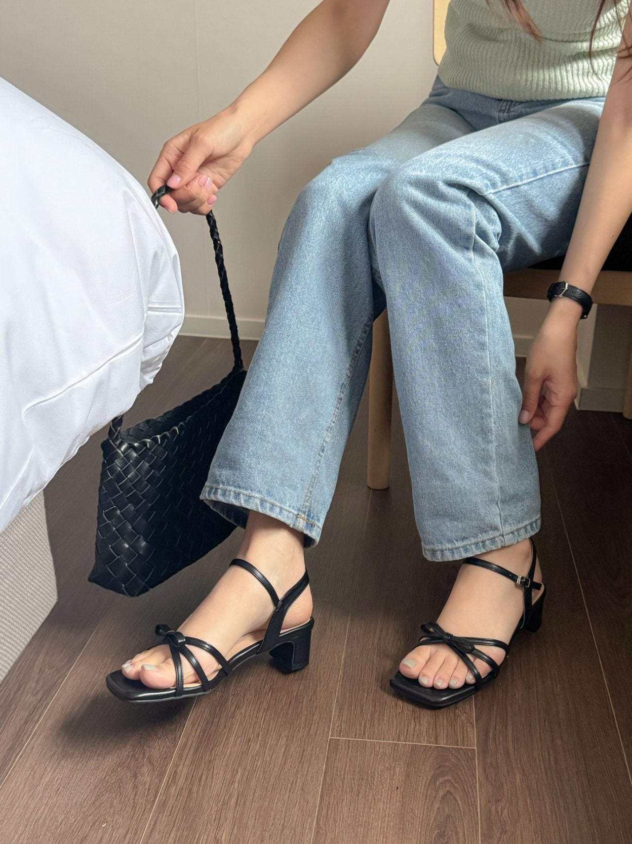 Elin Ribbon Sandal