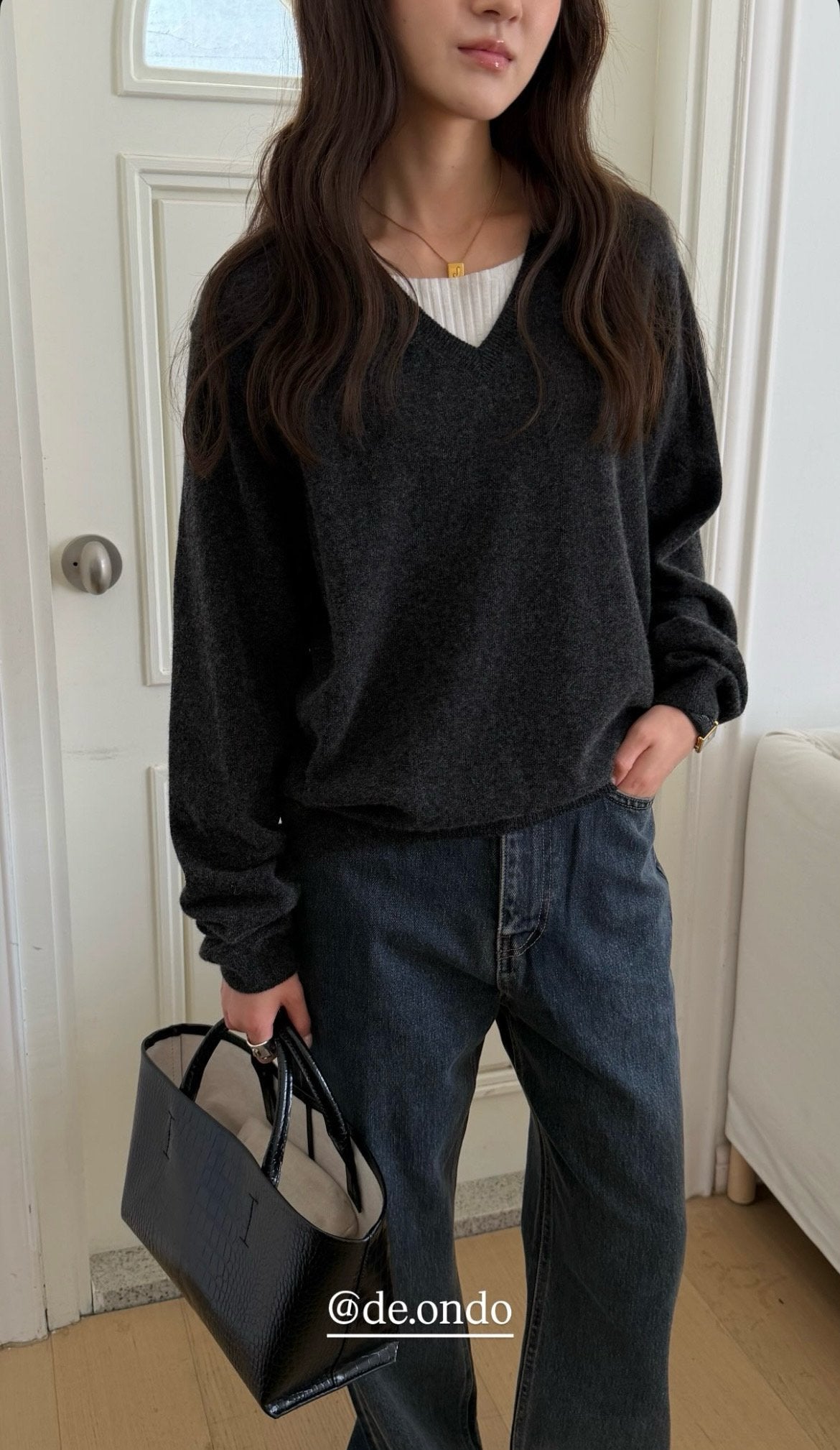 Deondo fine wool v knit-6col